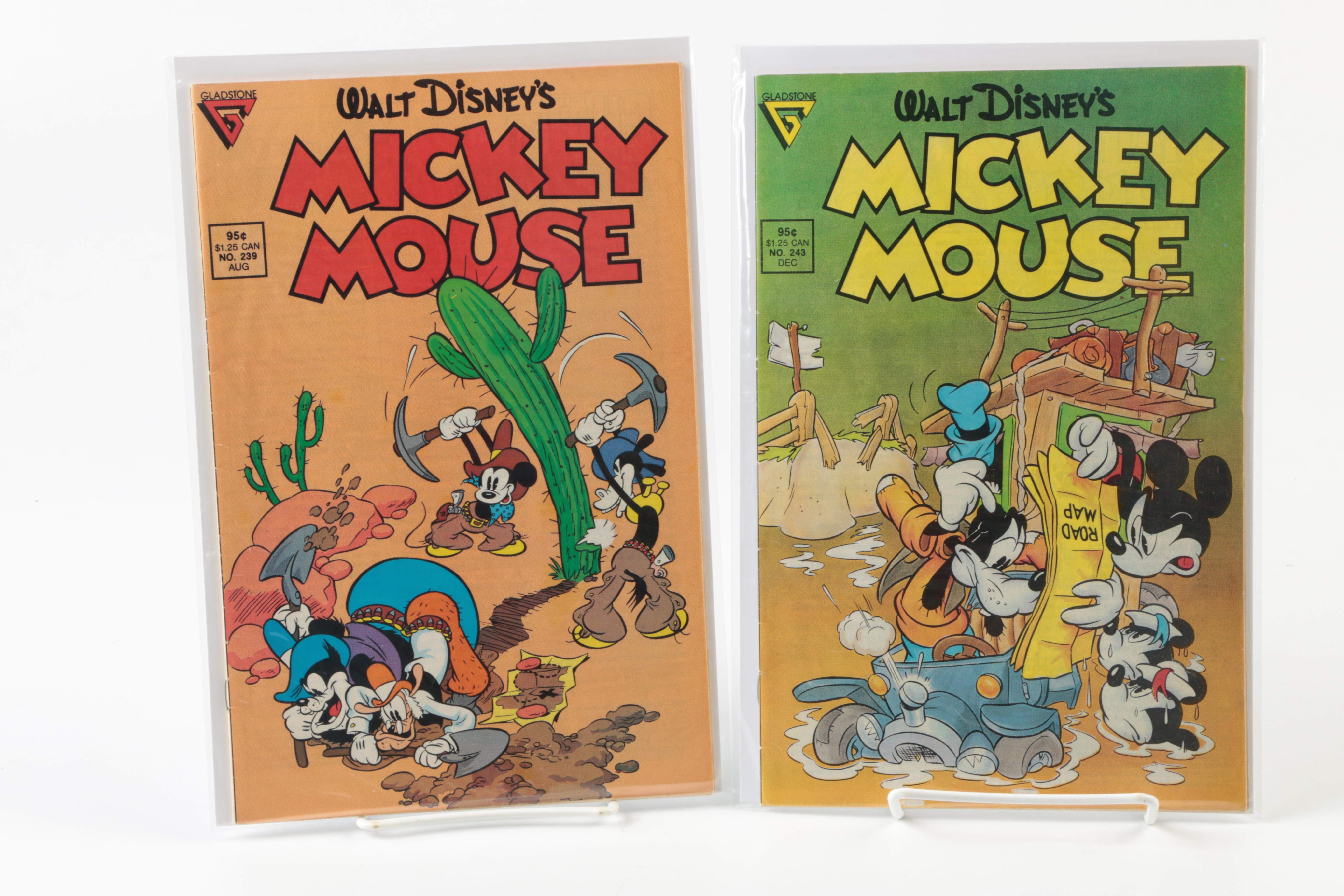 1980s "Mickey Mouse" Comic Books Including 60th Anniversary Special