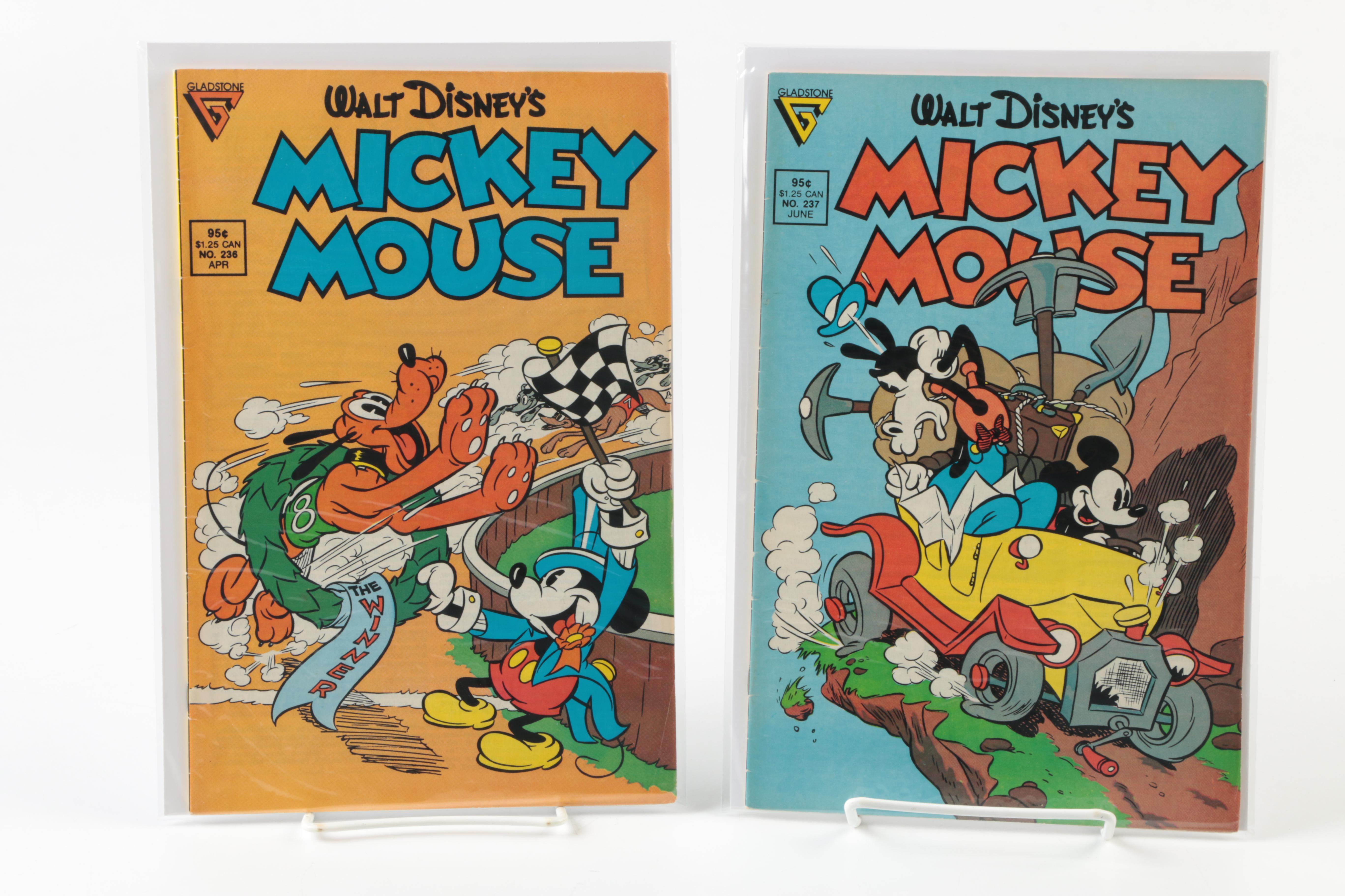 1980s "Mickey Mouse" Comic Books Including 60th Anniversary Special