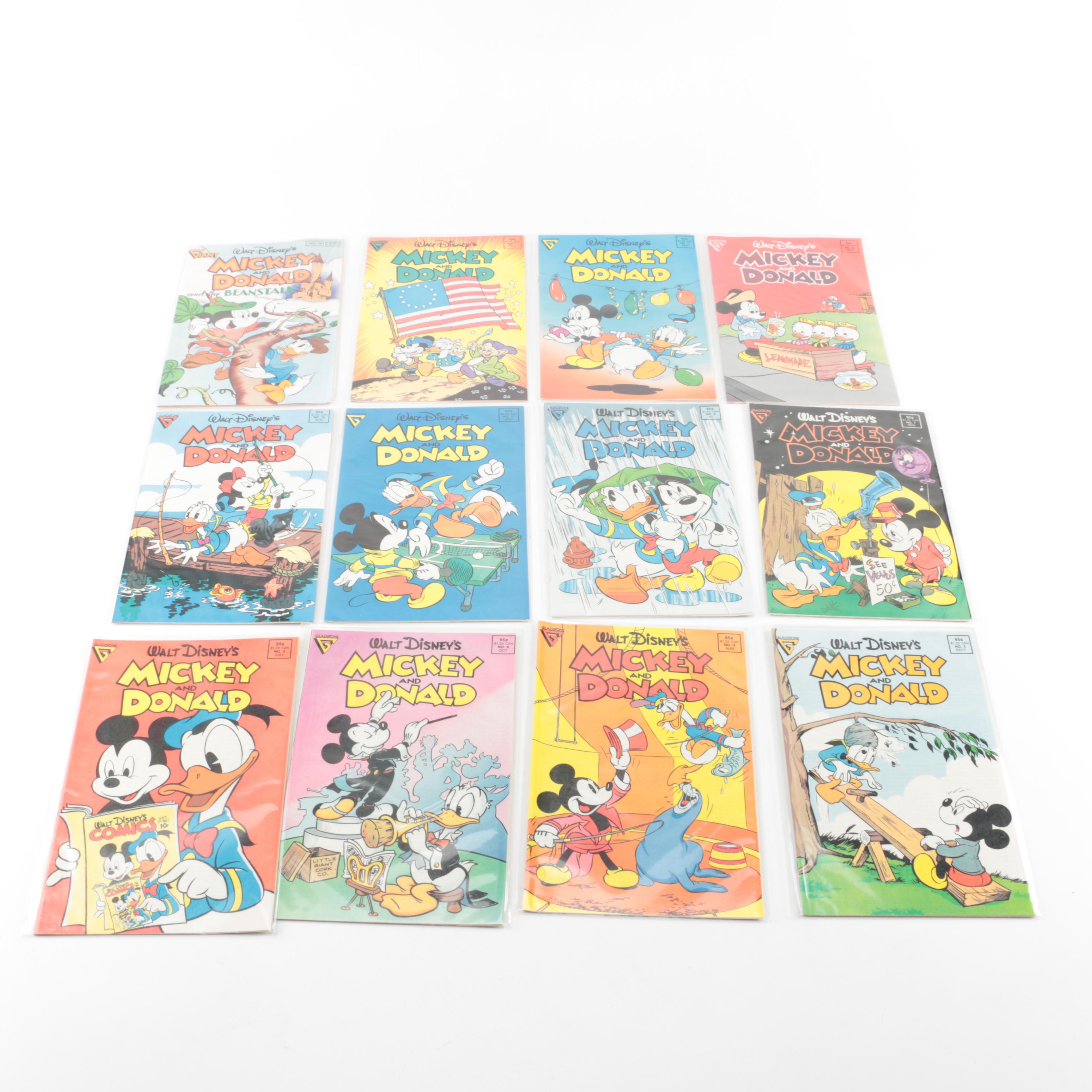 "Mickey and Donald" Disney Comic Books
