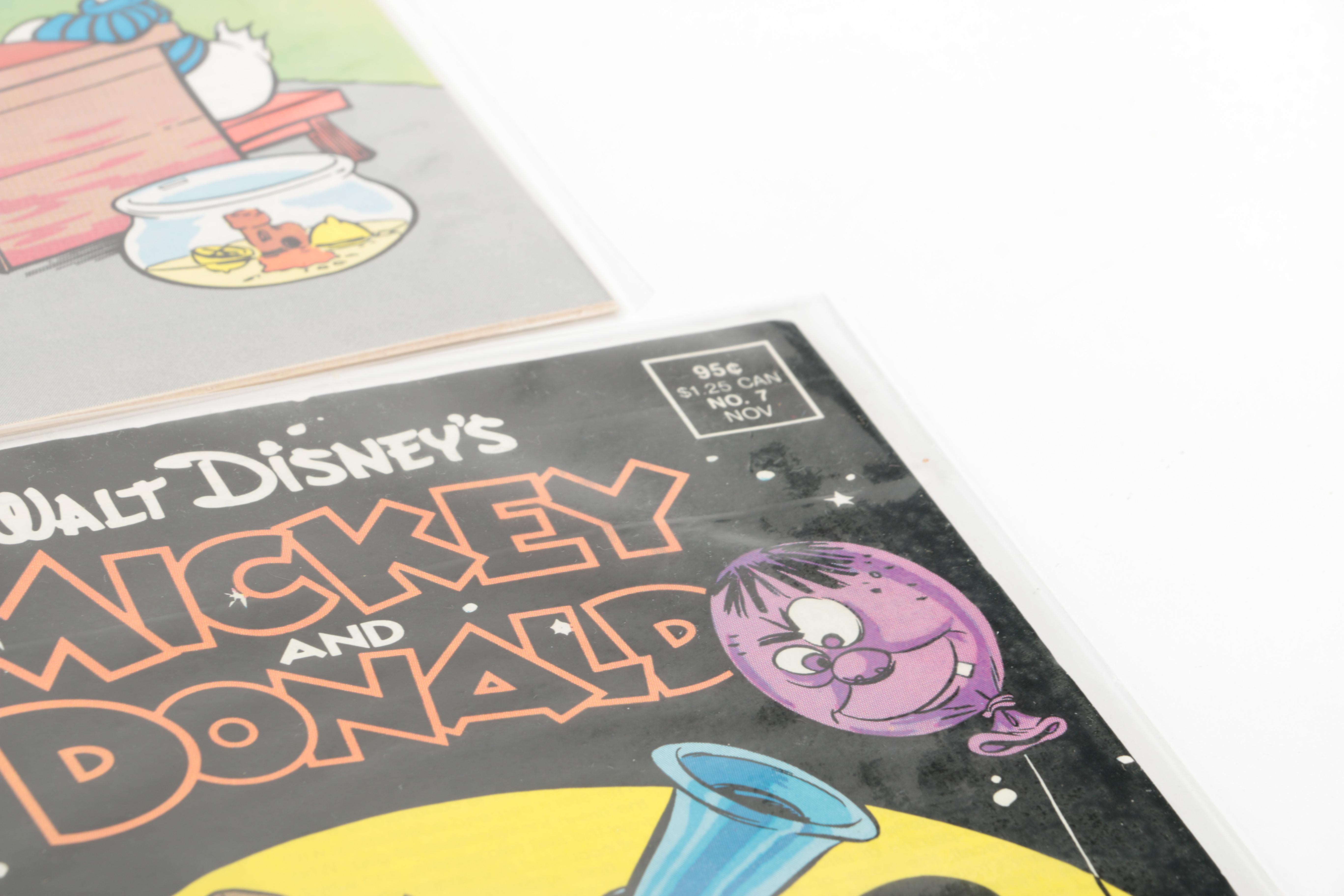 "Mickey and Donald" Disney Comic Books