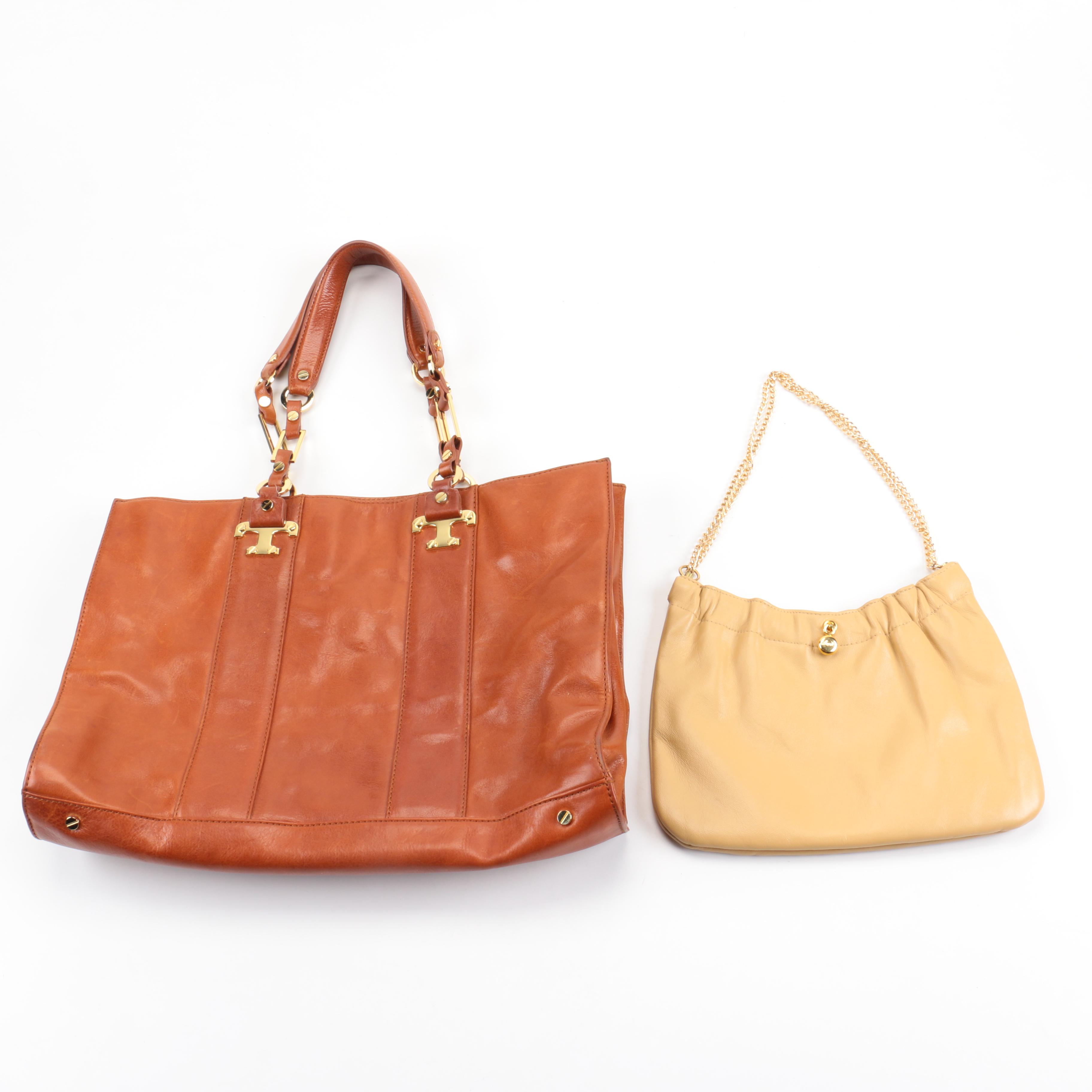 Leather Shoulder Bags Including Tory Burch