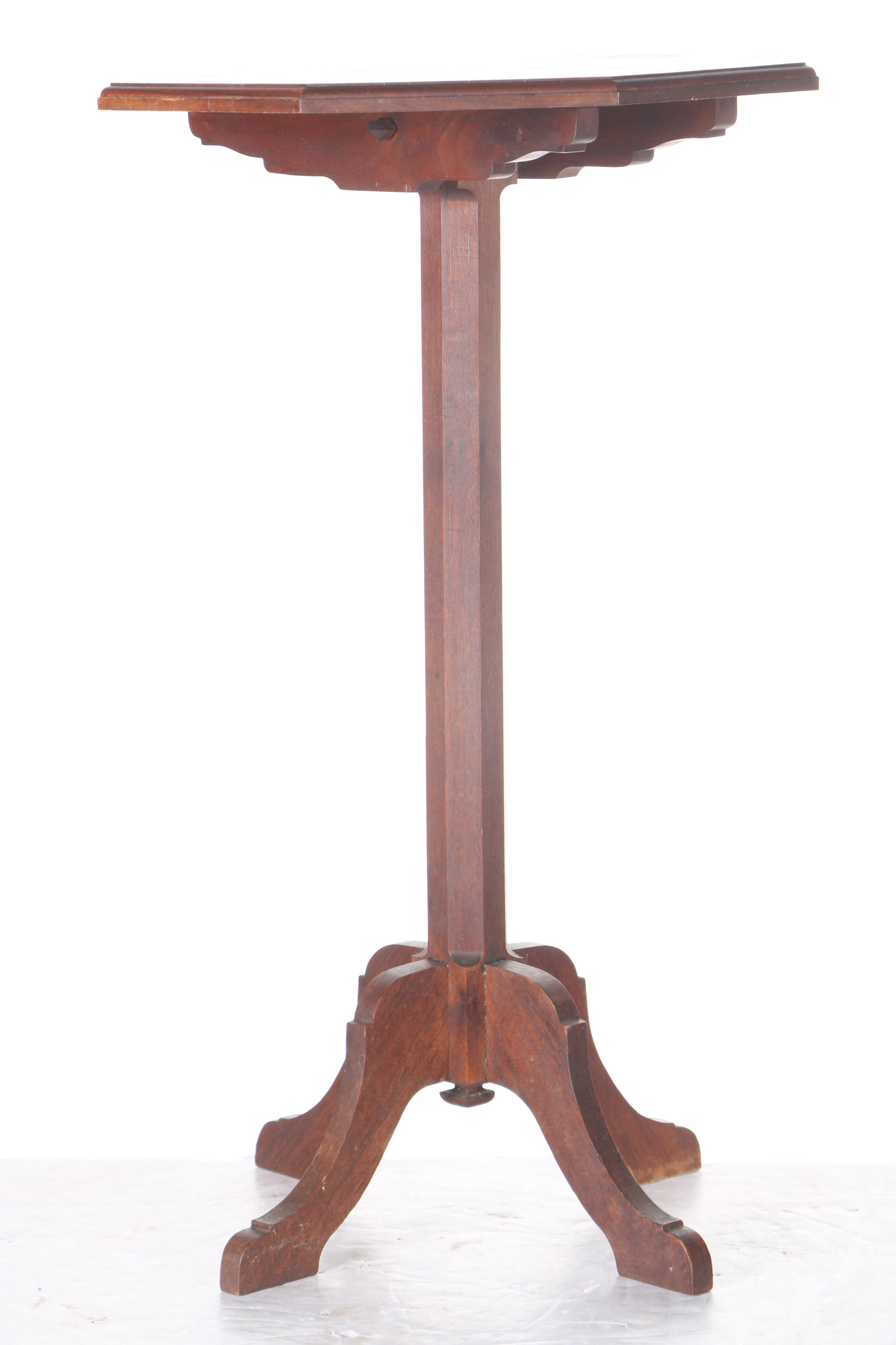 Footstool by Tell City, Tilt-top Side Table, Magazine Rack