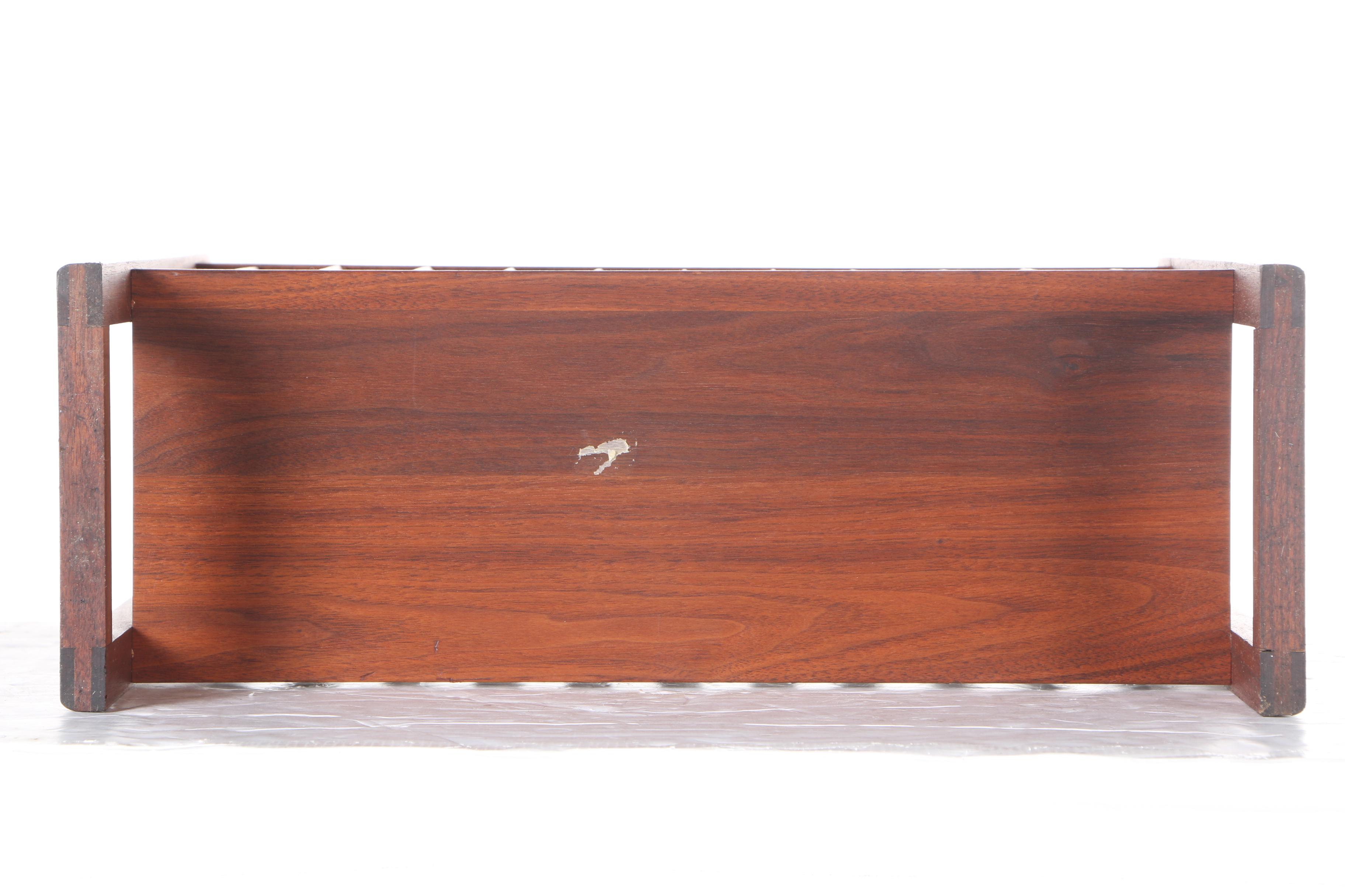 Footstool by Tell City, Tilt-top Side Table, Magazine Rack