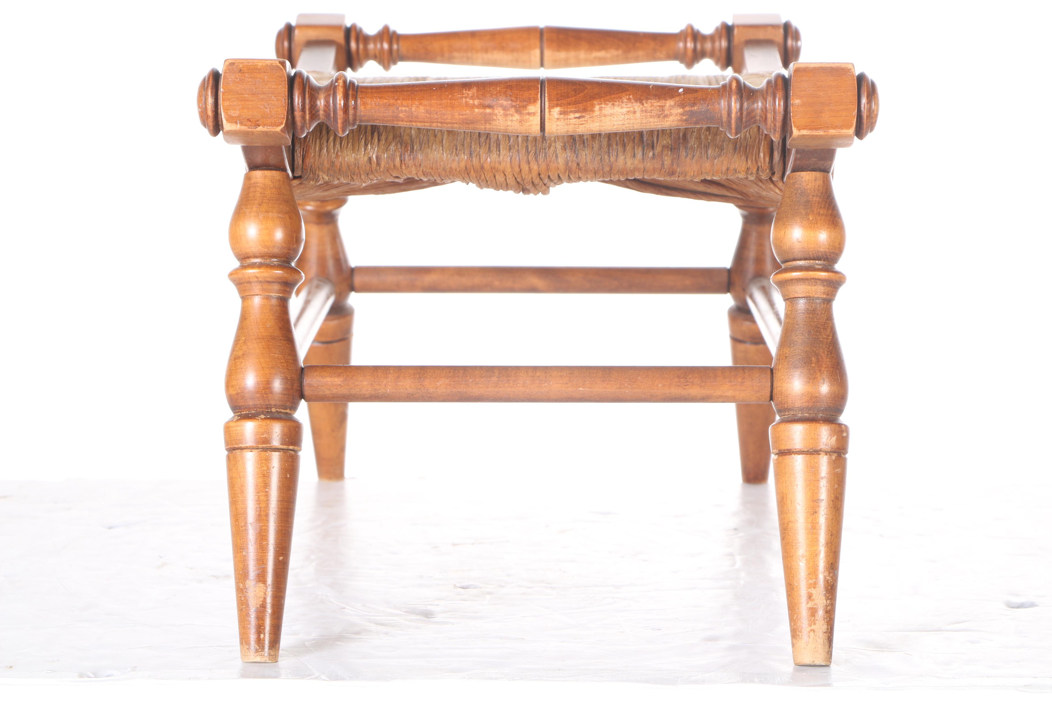 Footstool by Tell City, Tilt-top Side Table, Magazine Rack