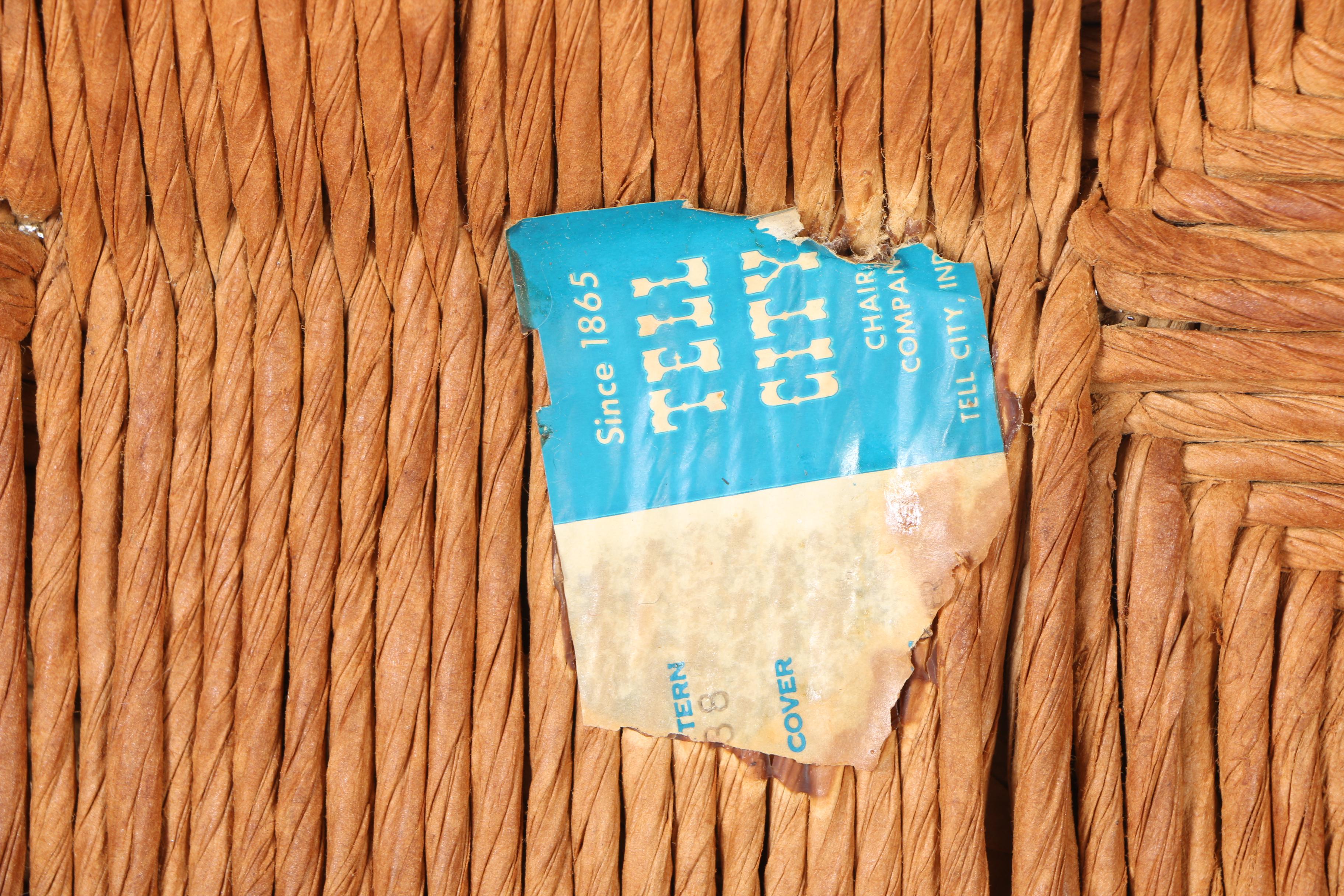 Footstool by Tell City, Tilt-top Side Table, Magazine Rack