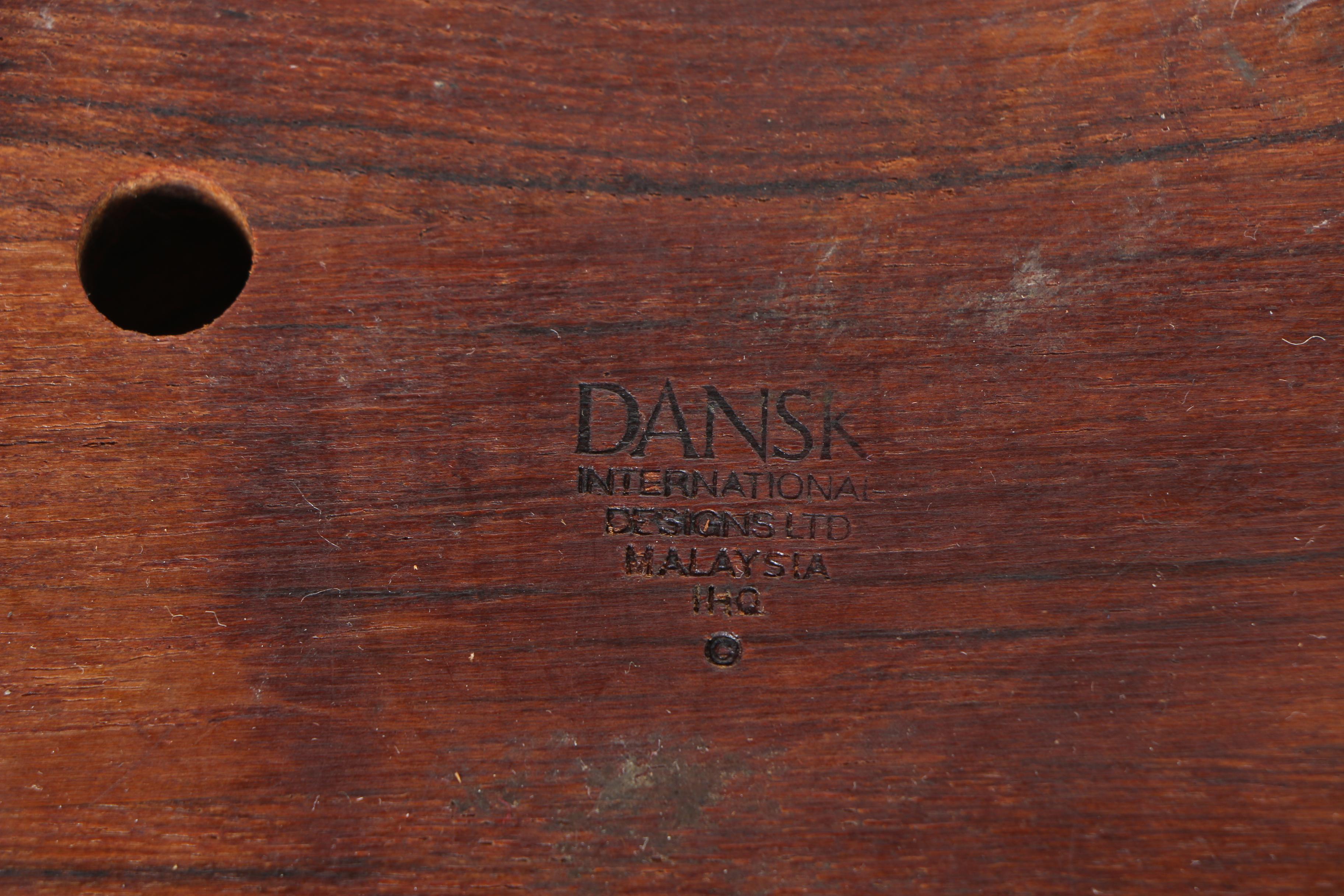 Footstool by Tell City, Tilt-top Side Table, Magazine Rack