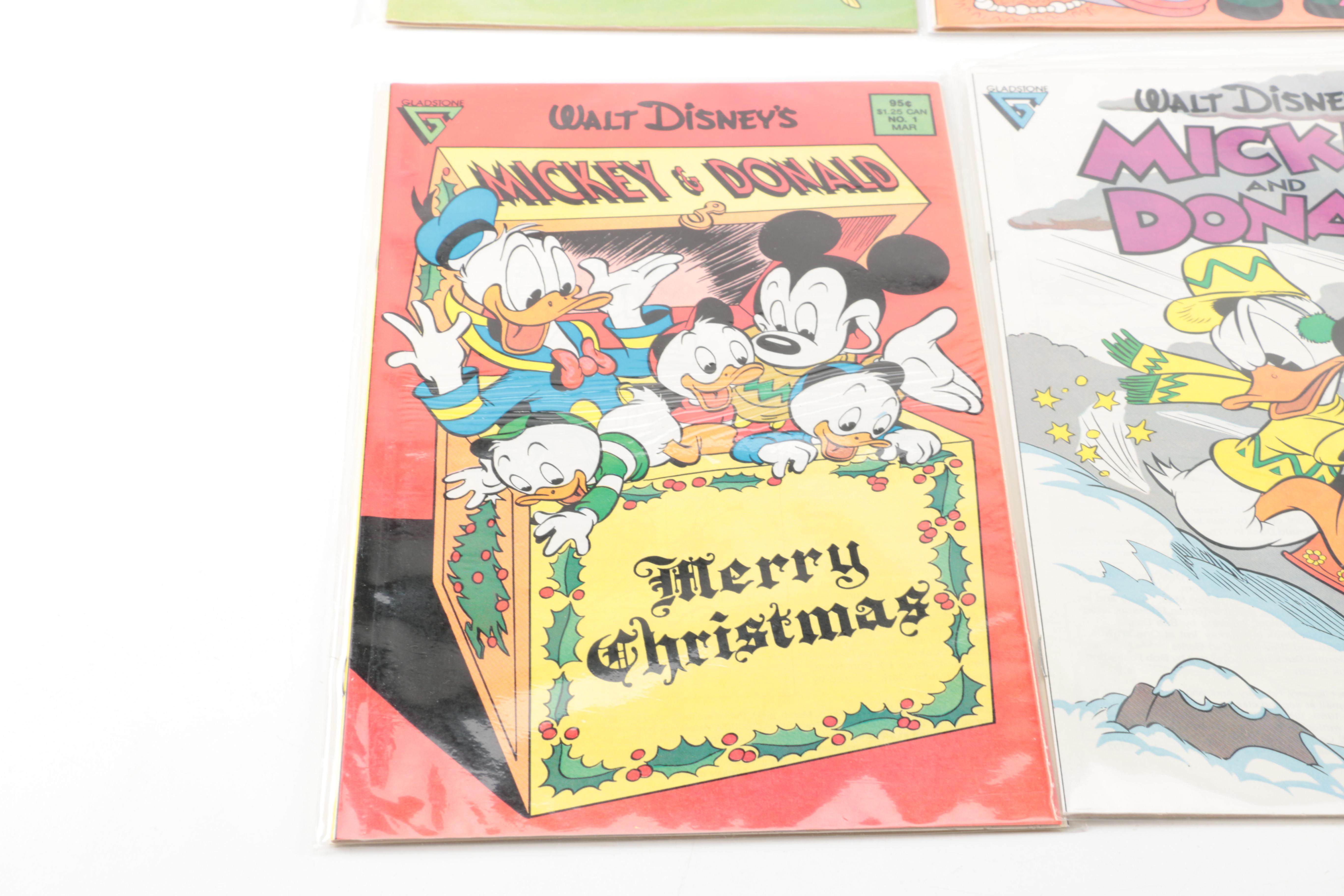 Disney Comic Books Including "Moby Duck" and Dutch-Language Uncle Scrooge