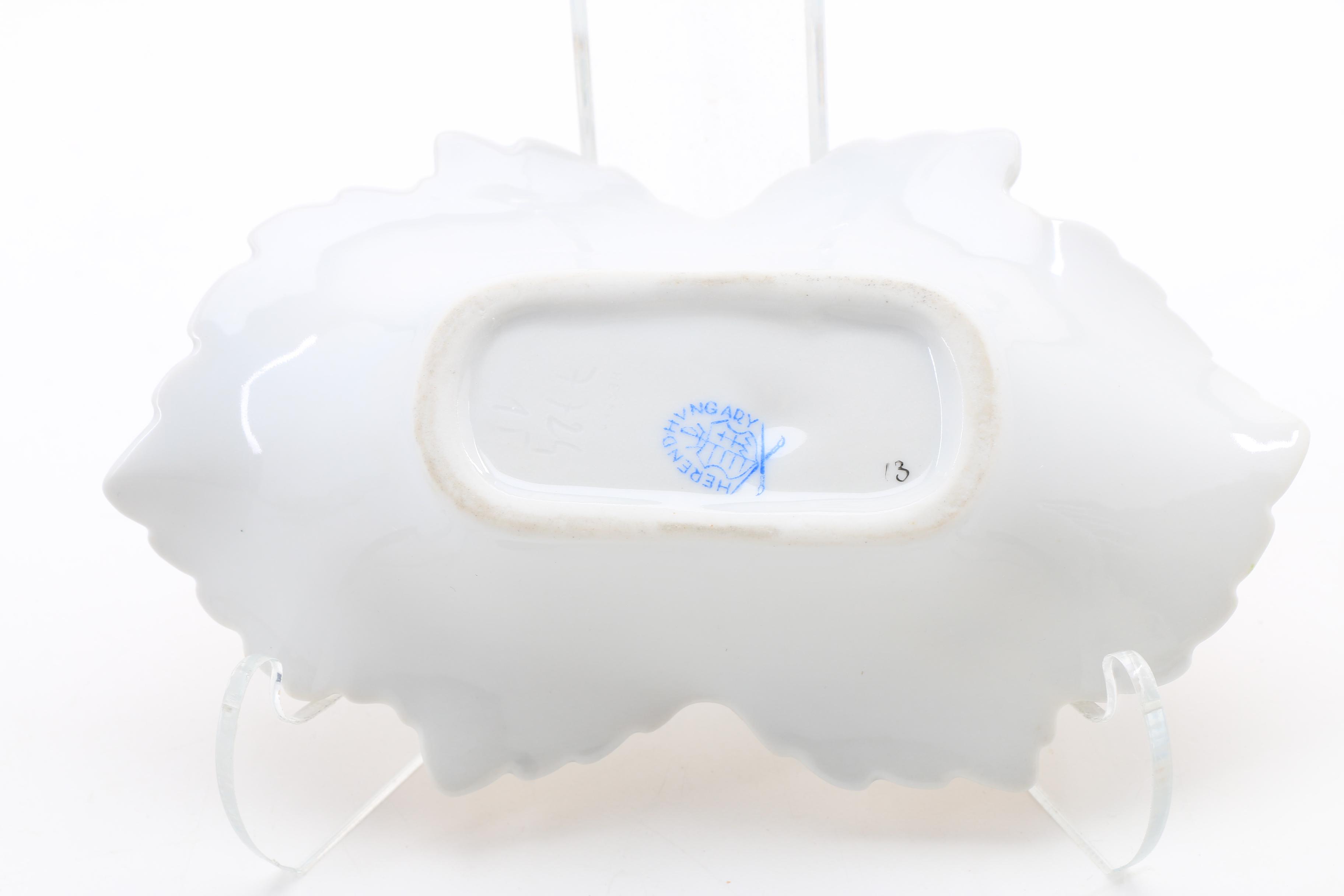 Collection of Herend Porcelain "Queen Victoria" Occasional Pieces