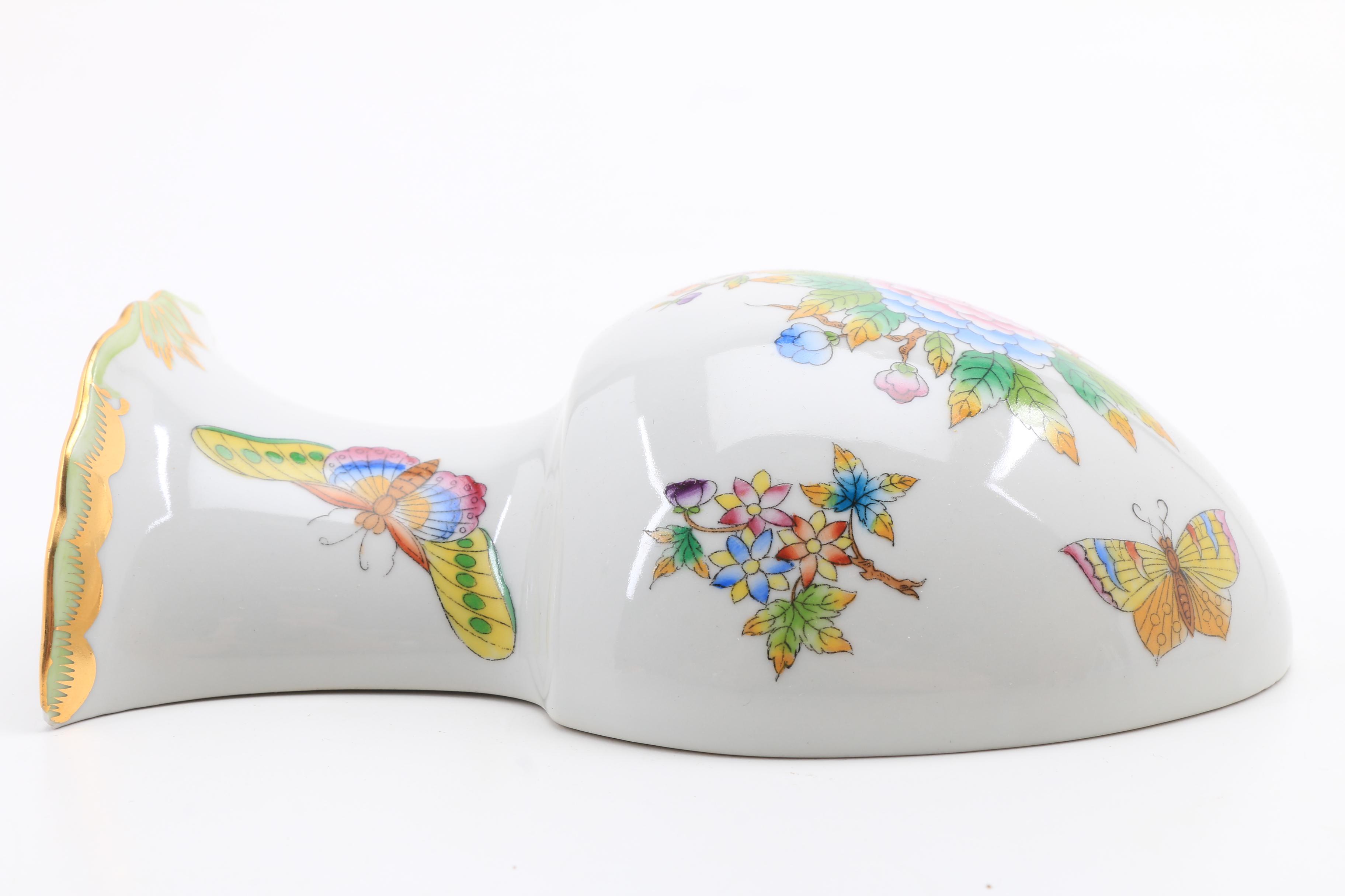 Herend "Queen Victoria" Pattern Porcelain Wall Pocket