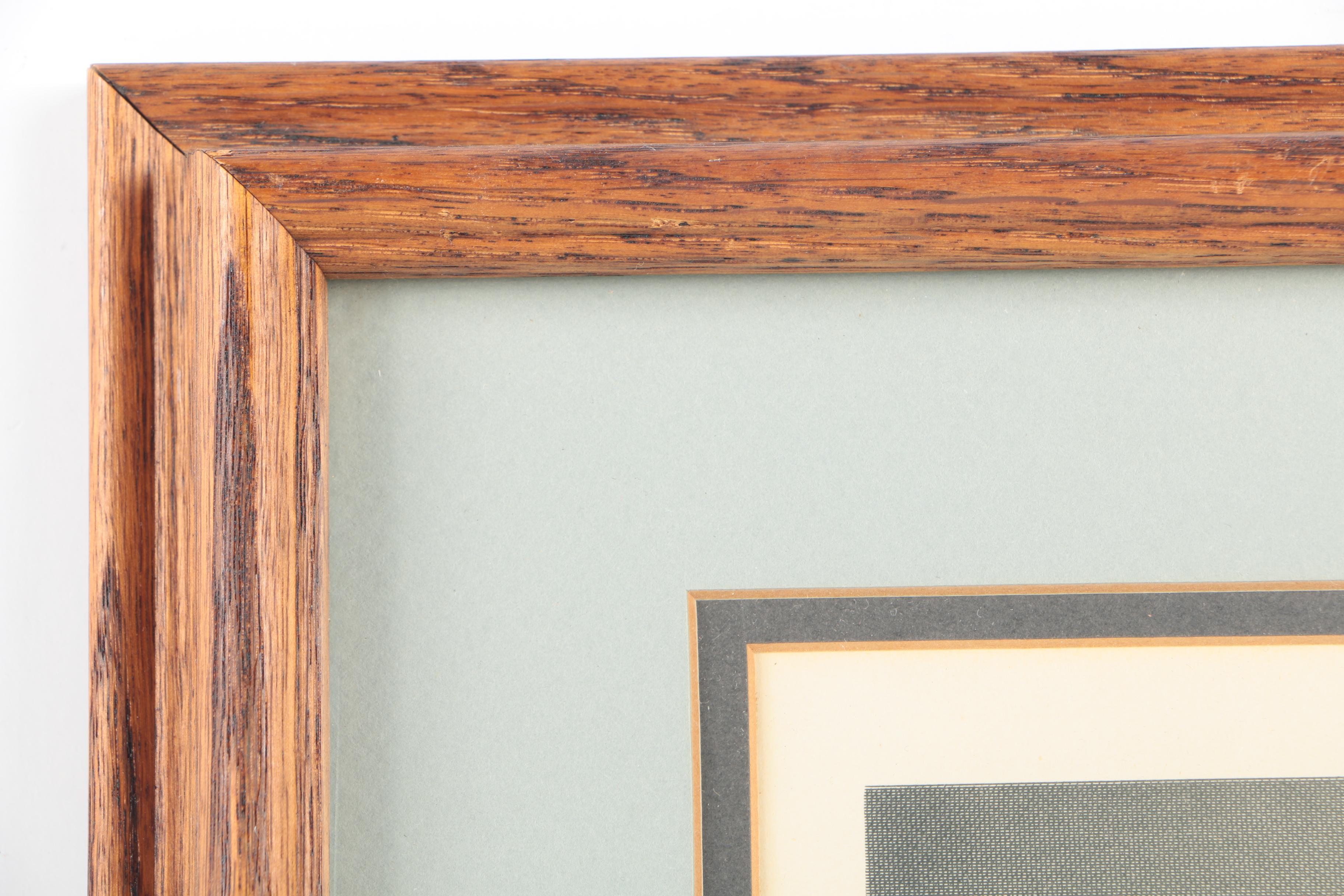 After Herbert K. Bourne and J. Stephenson Prints on Paper "The Last of England" and a Portrait of Alfred Tennyson