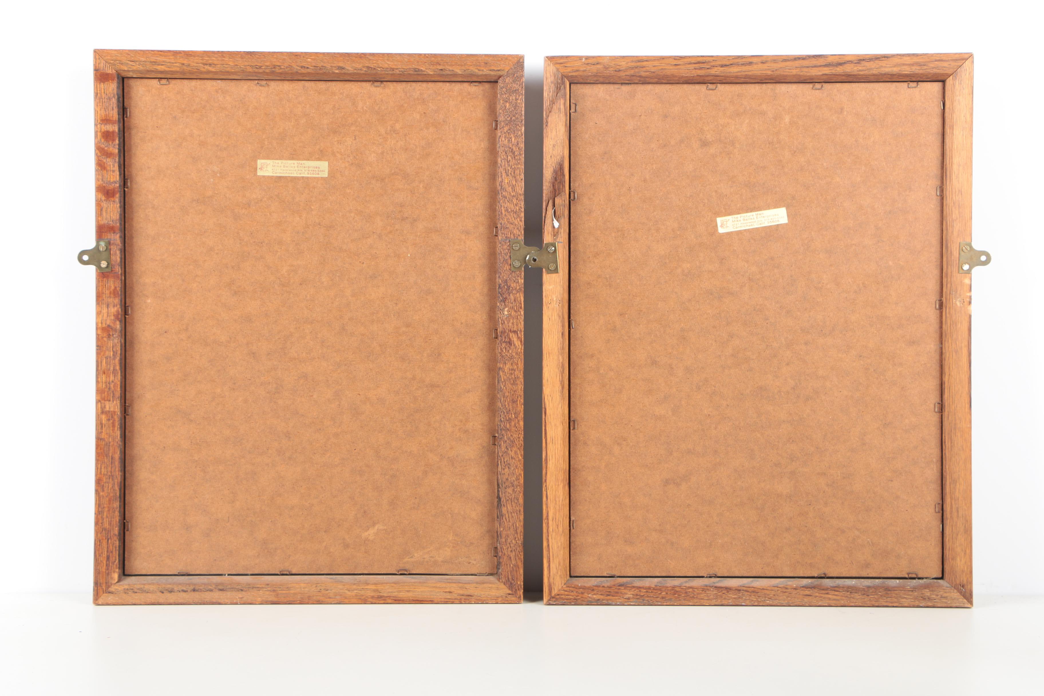 After Herbert K. Bourne and J. Stephenson Prints on Paper "The Last of England" and a Portrait of Alfred Tennyson