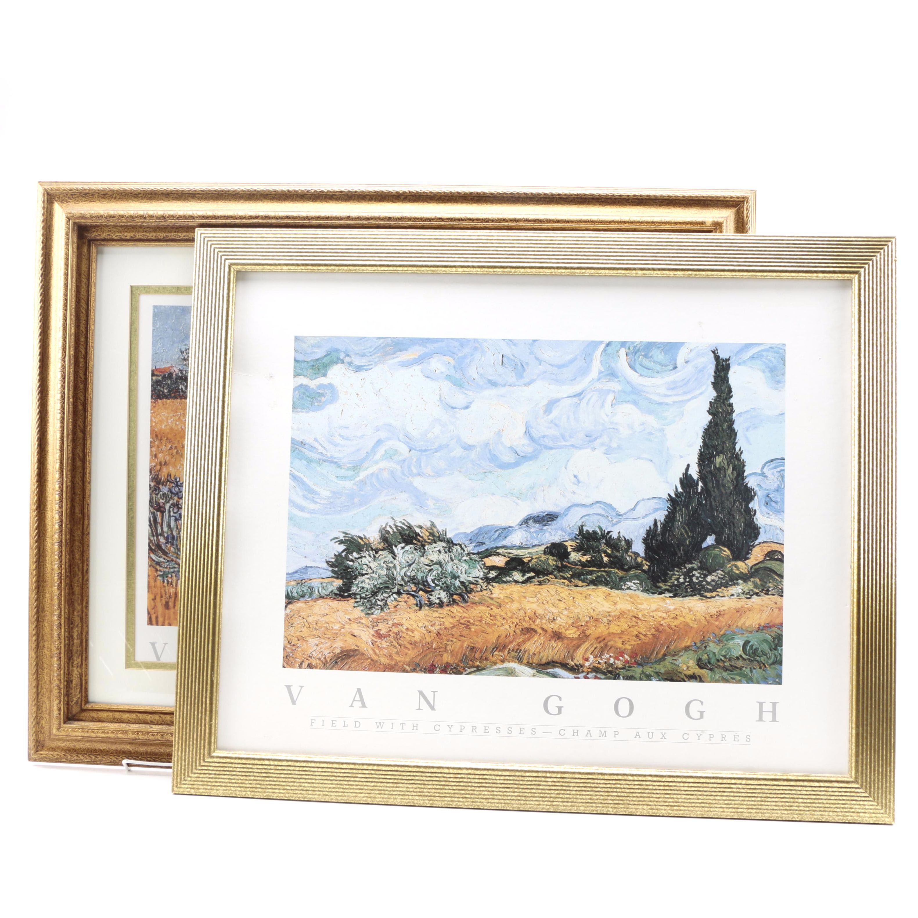 After Vincent Van Gogh Reproduction Offset Lithograph Prints