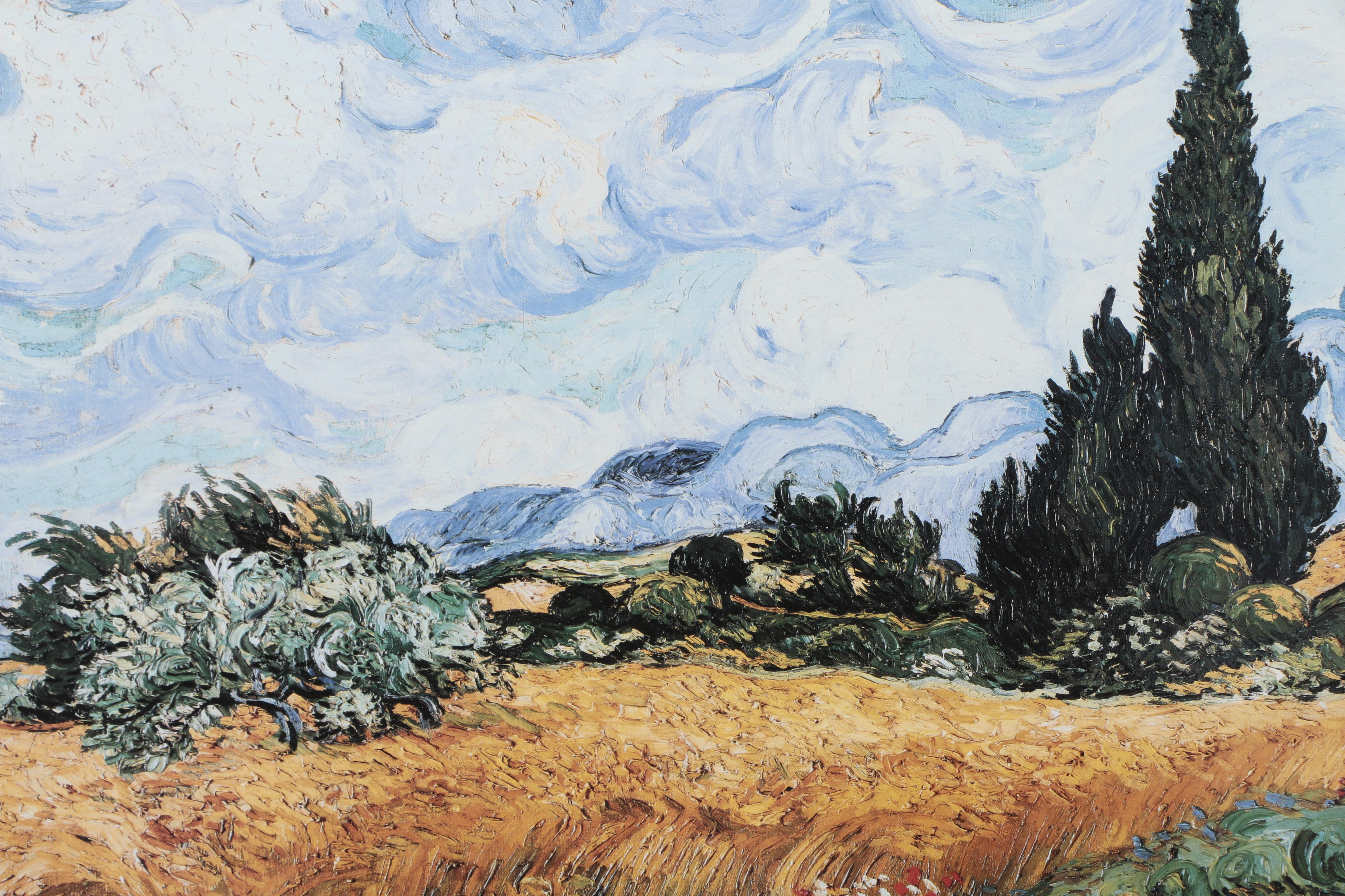 After Vincent Van Gogh Reproduction Offset Lithograph Prints