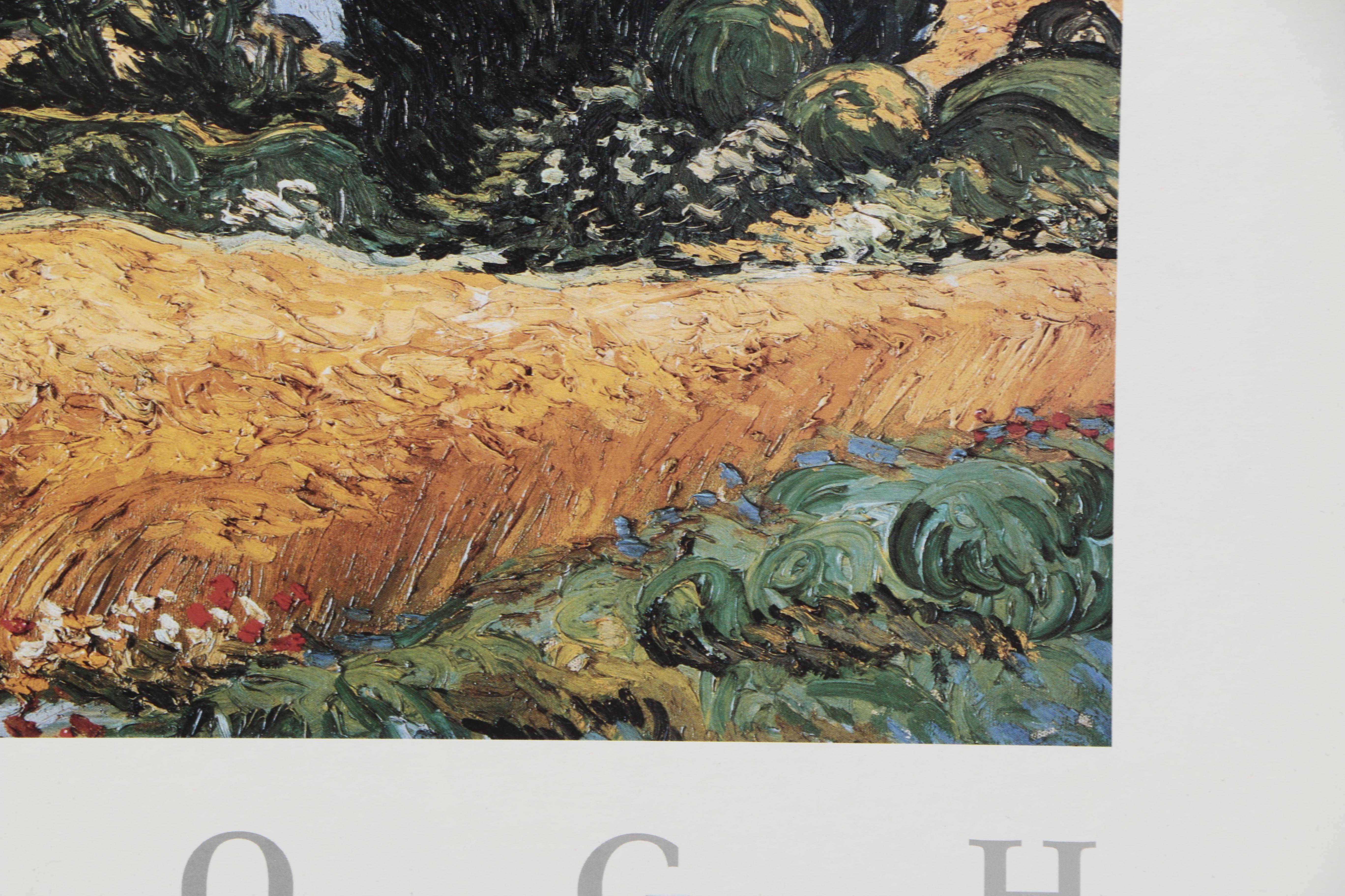 After Vincent Van Gogh Reproduction Offset Lithograph Prints