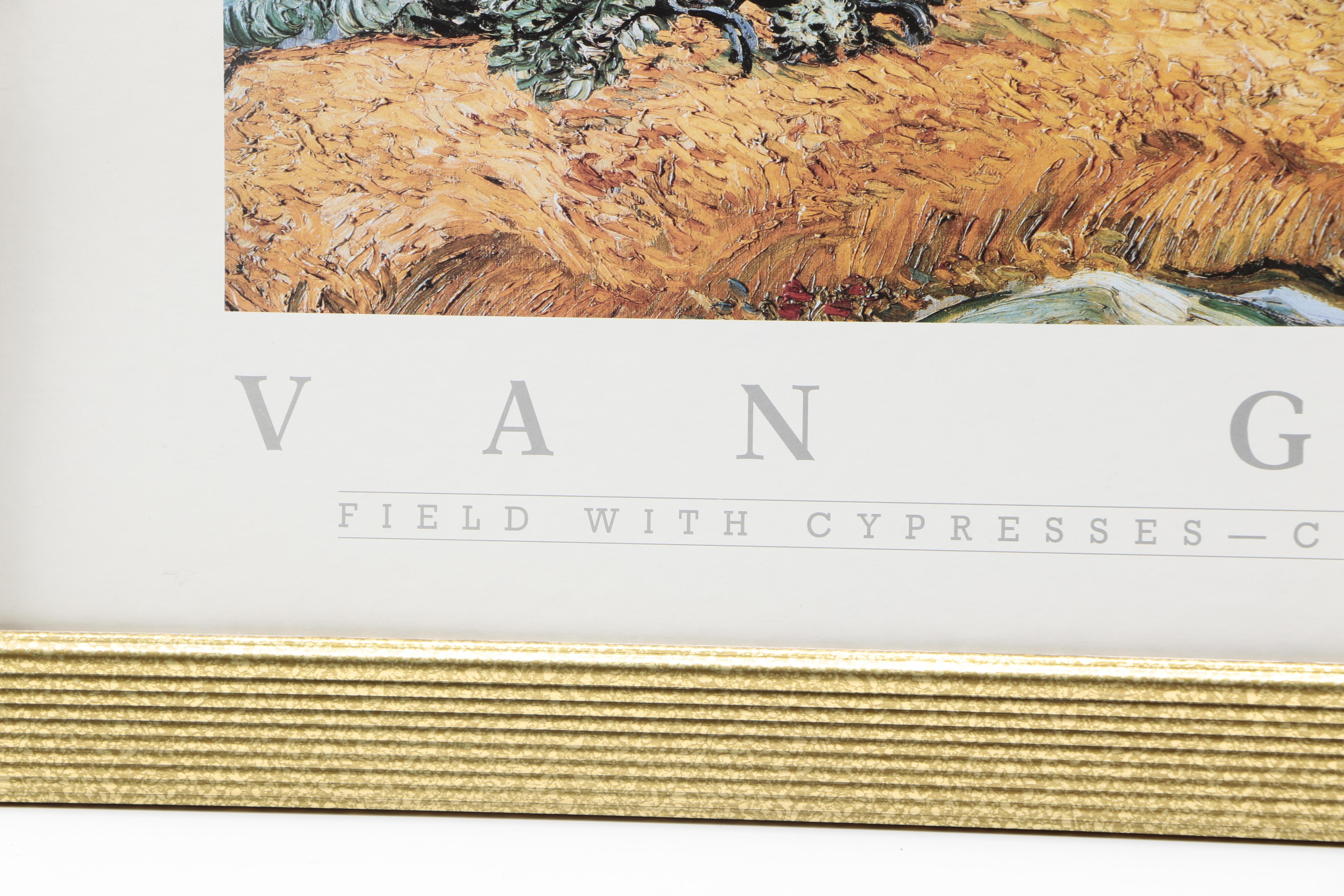 After Vincent Van Gogh Reproduction Offset Lithograph Prints