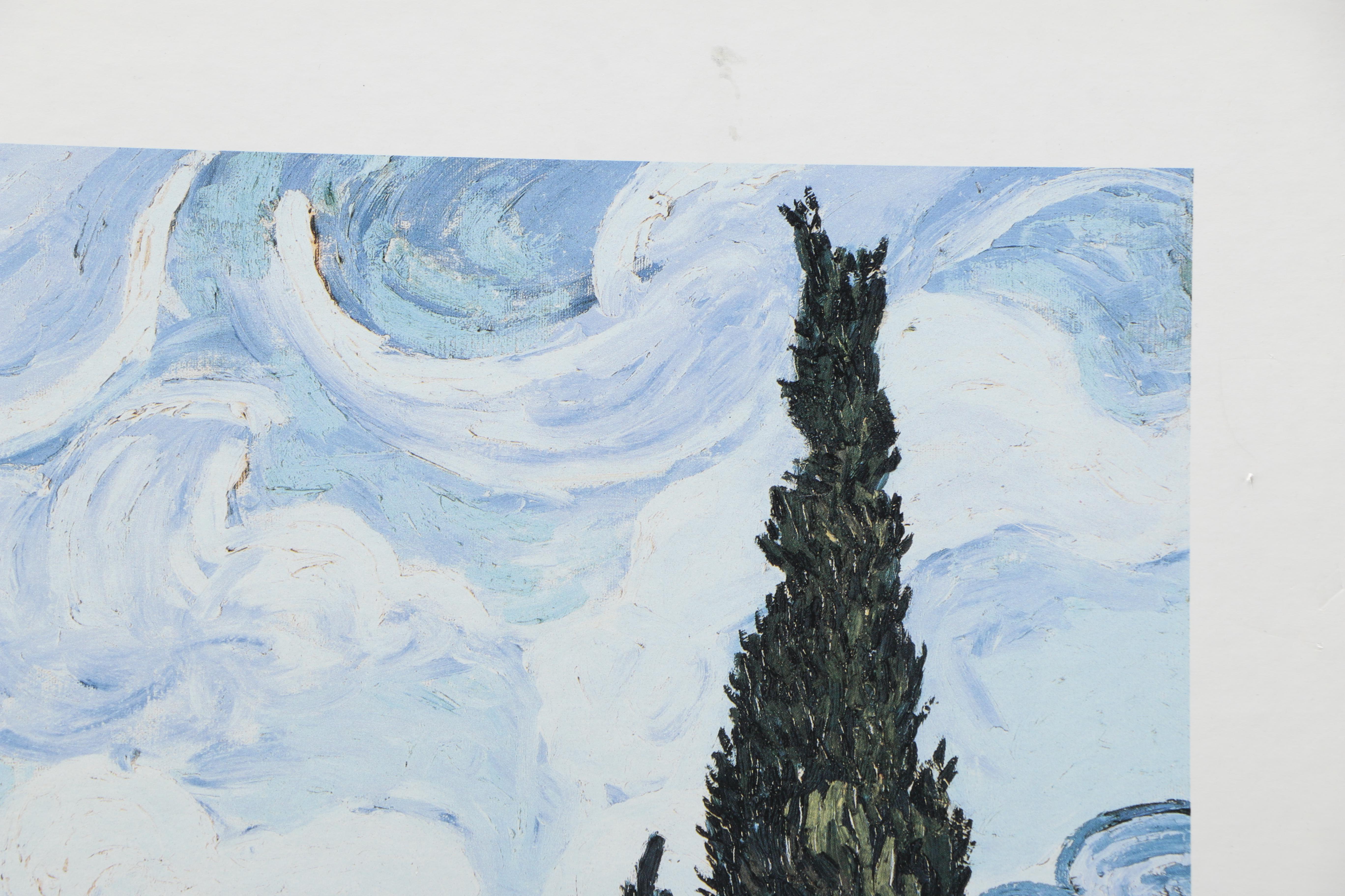 After Vincent Van Gogh Reproduction Offset Lithograph Prints