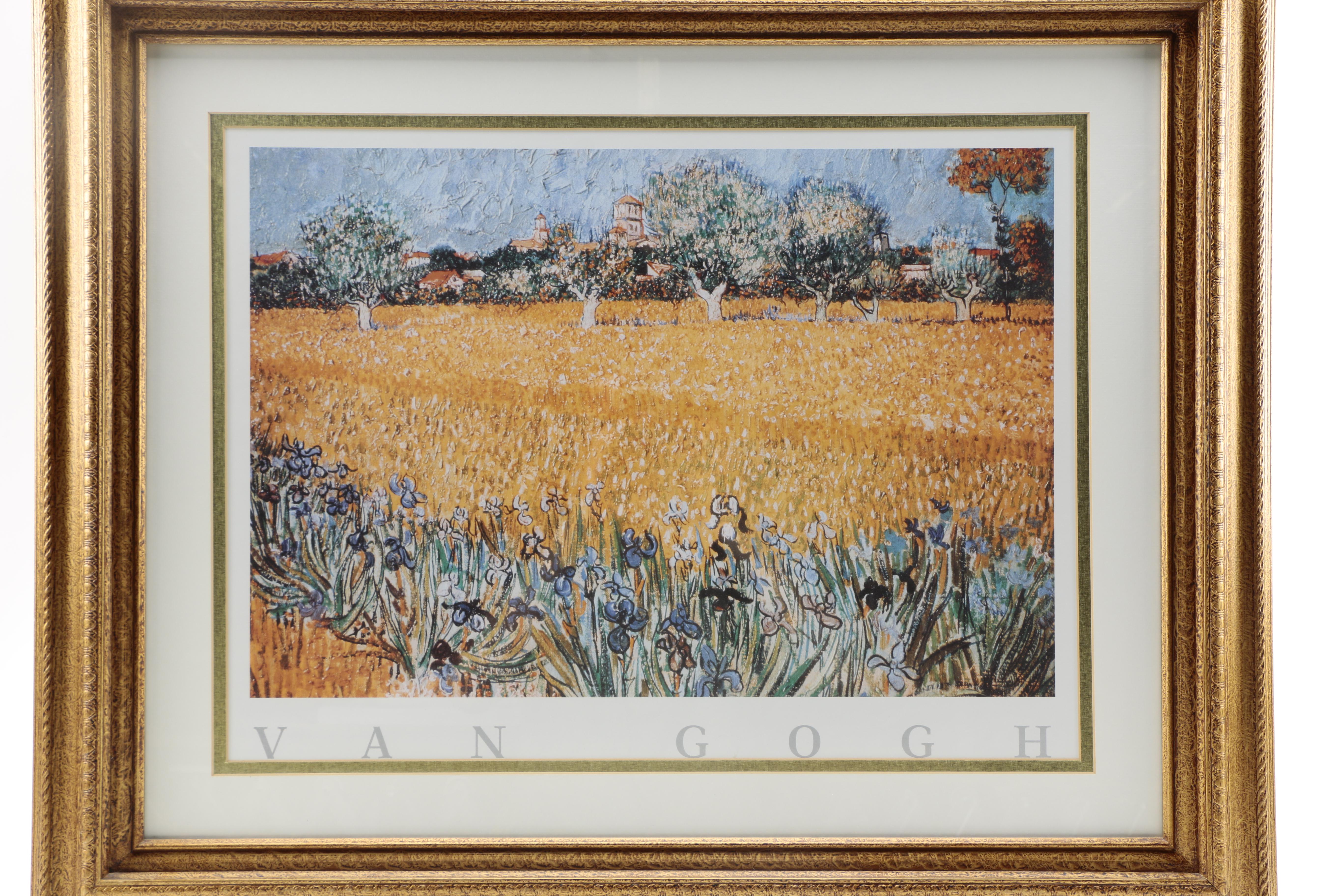 After Vincent Van Gogh Reproduction Offset Lithograph Prints