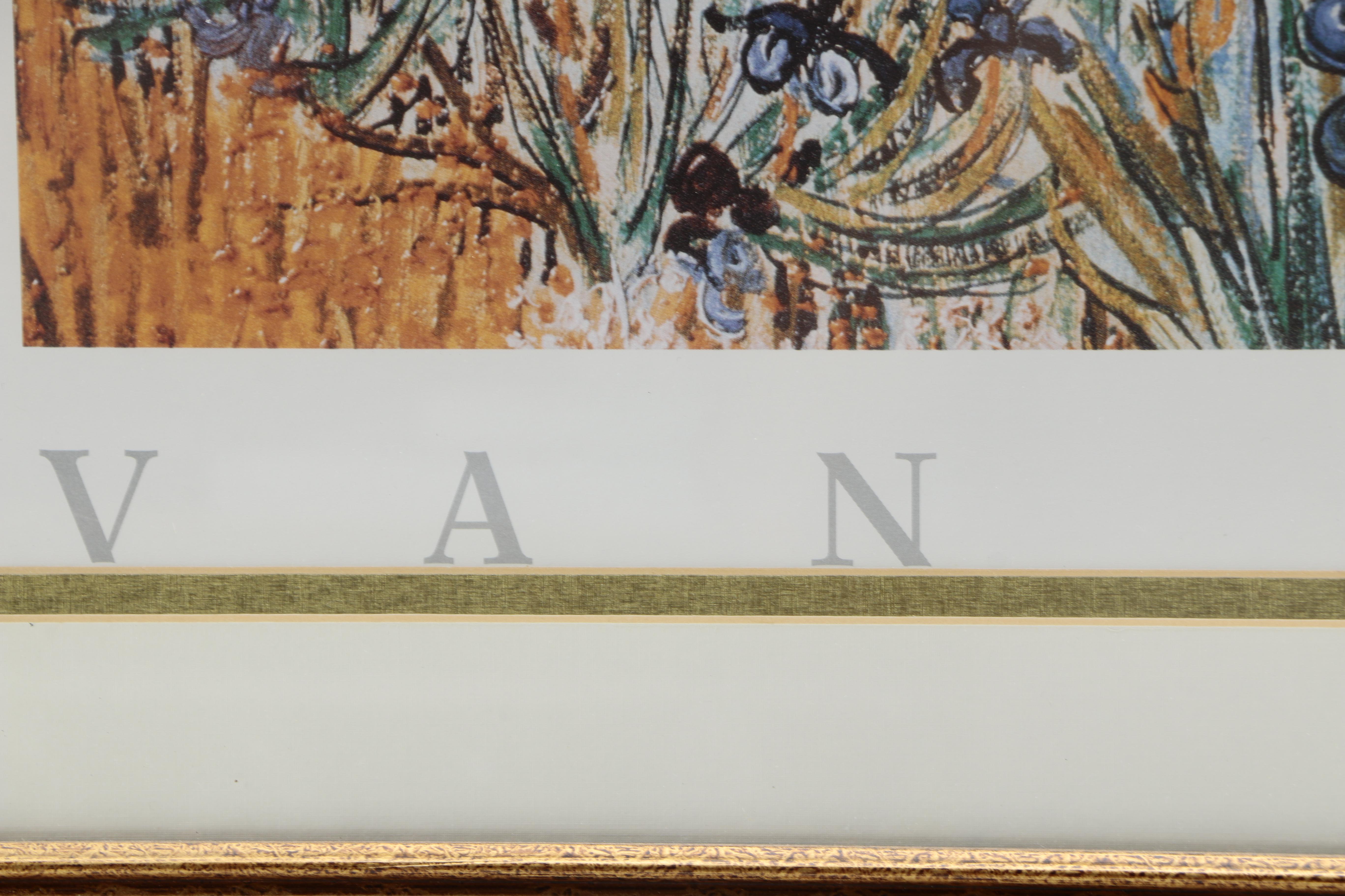 After Vincent Van Gogh Reproduction Offset Lithograph Prints