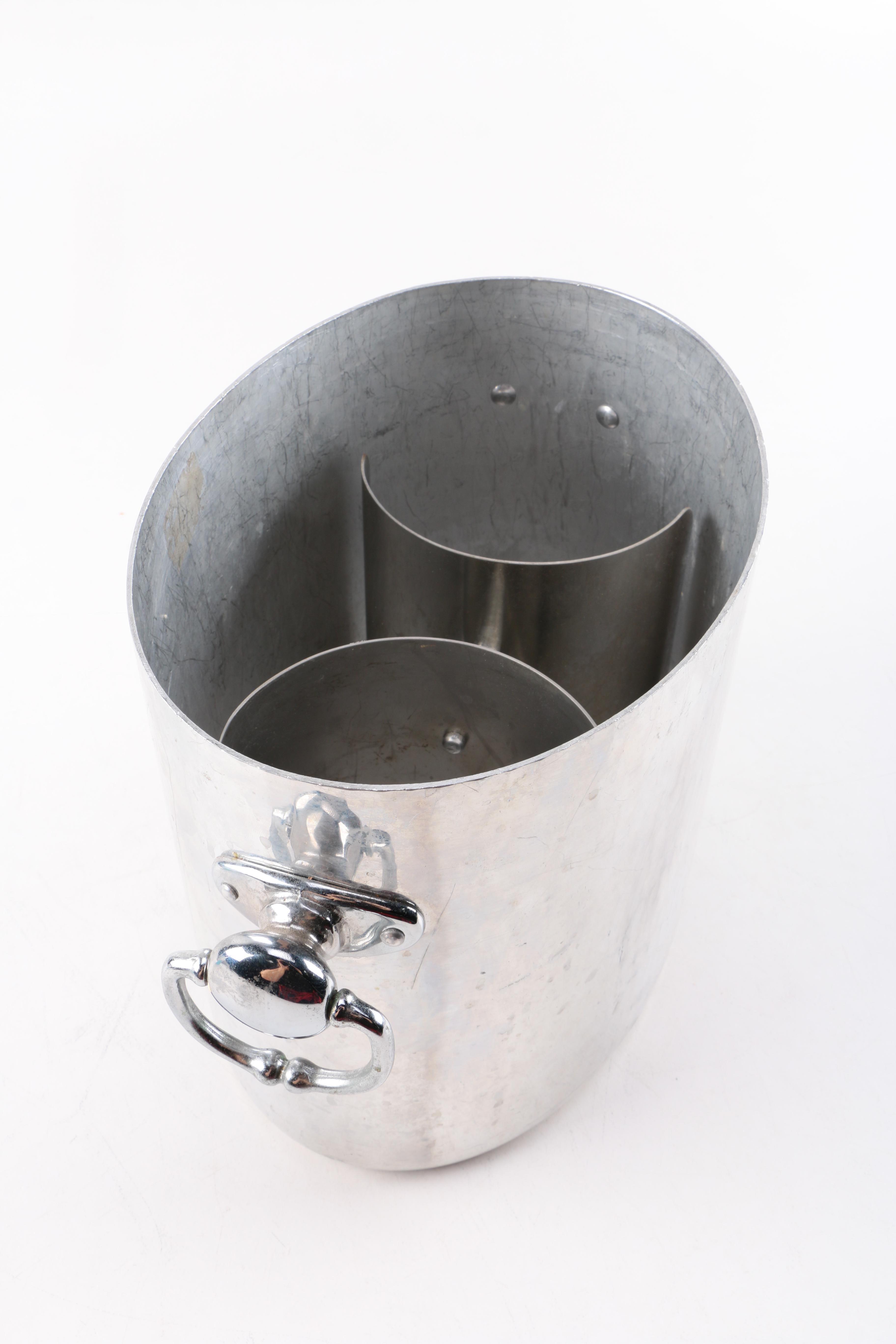 Mauviel Hammered Aluminium Champagne Bucket