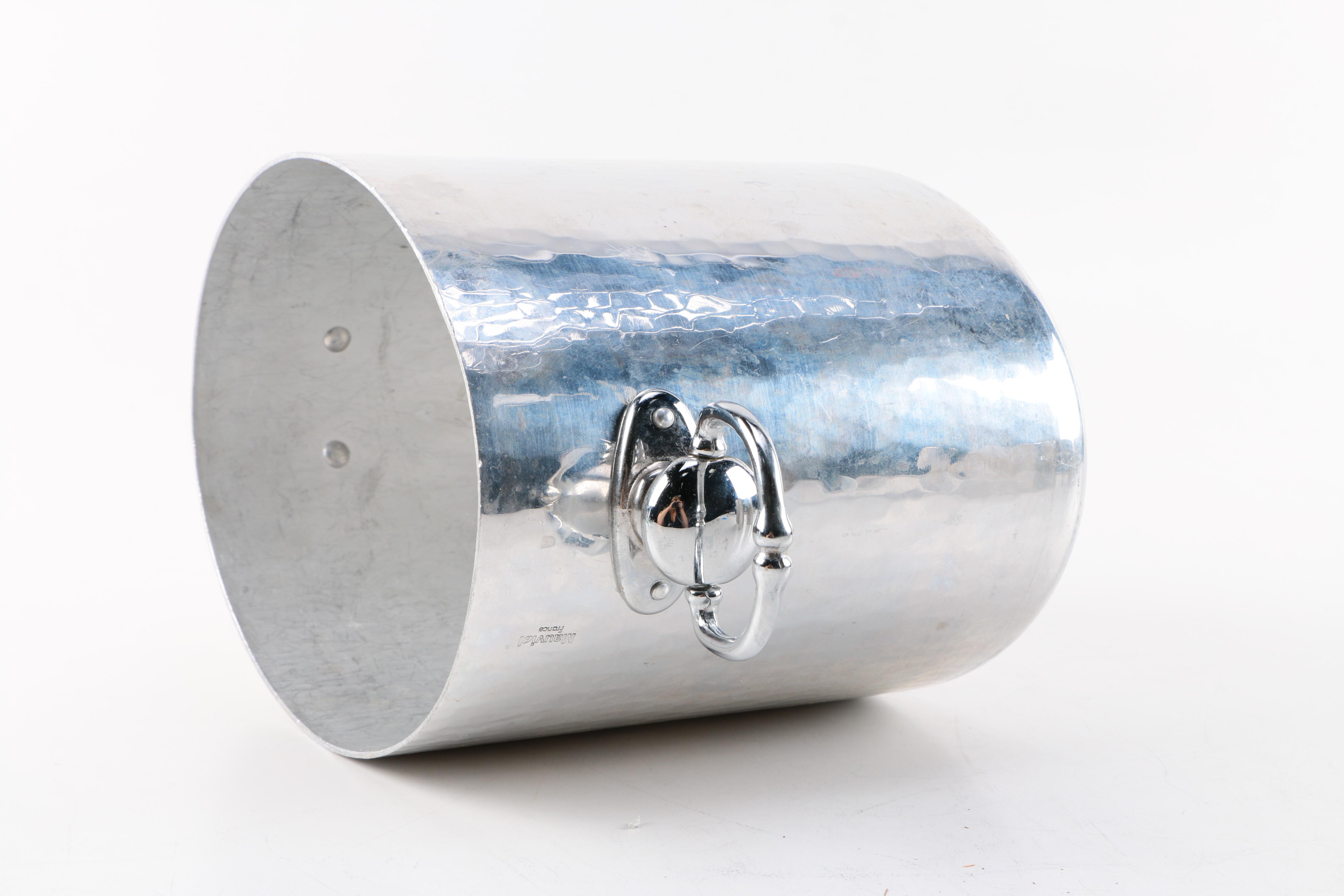 Mauviel Hammered Aluminium Champagne Bucket