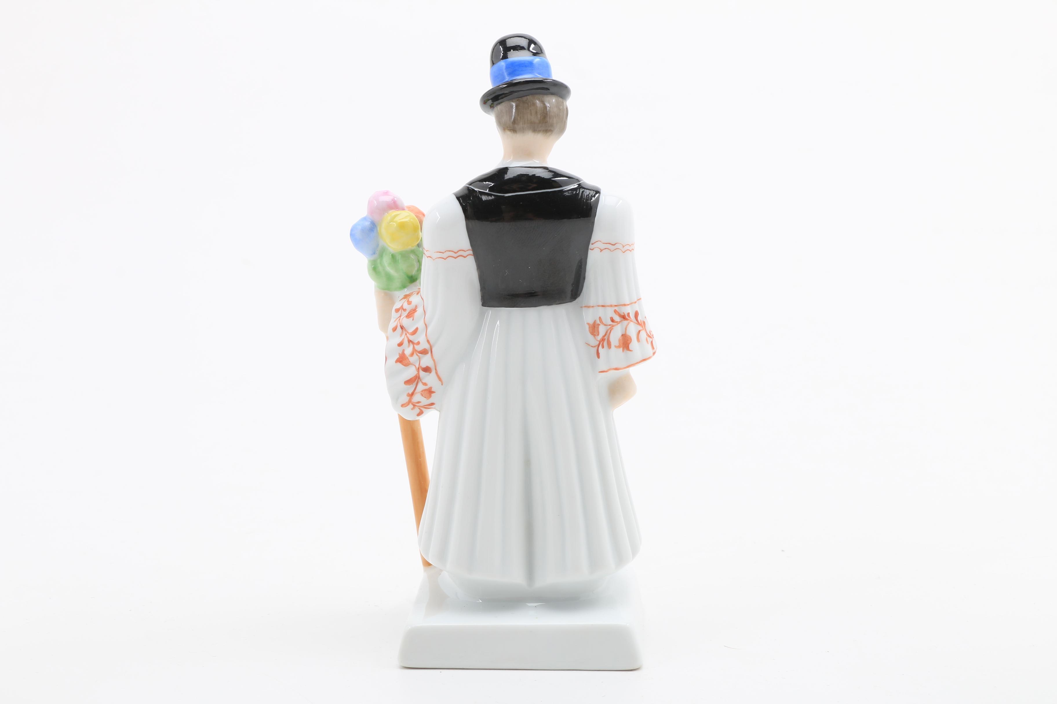 Rare Herend Porcelain "Wedding Party" Porcelain Figurines