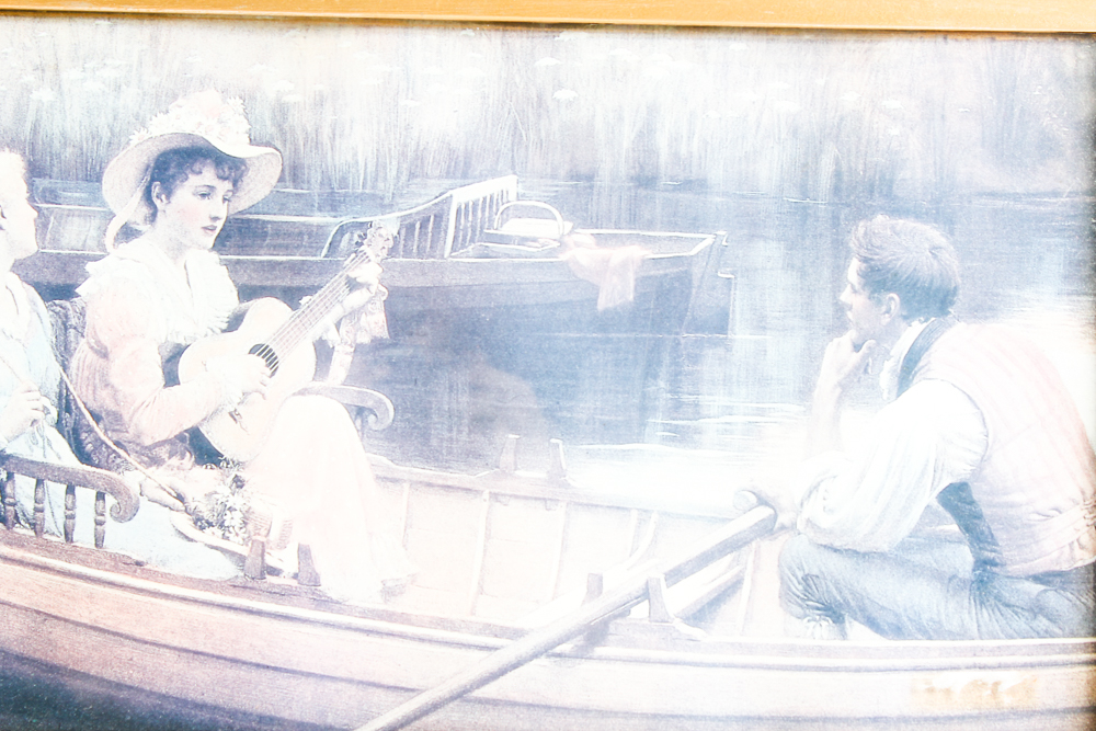 Vintage Offset Lithograph Print Pair