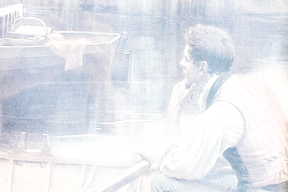 Vintage Offset Lithograph Print Pair