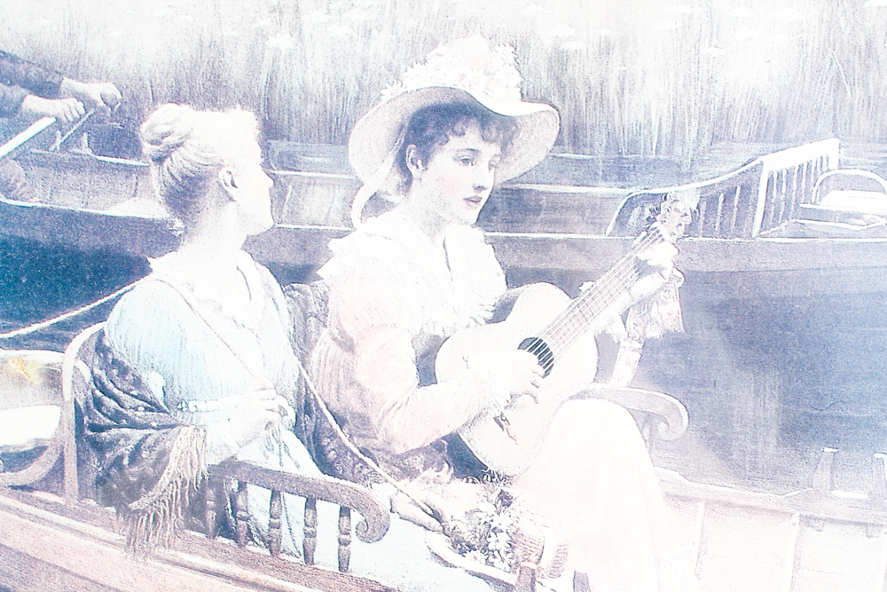 Vintage Offset Lithograph Print Pair