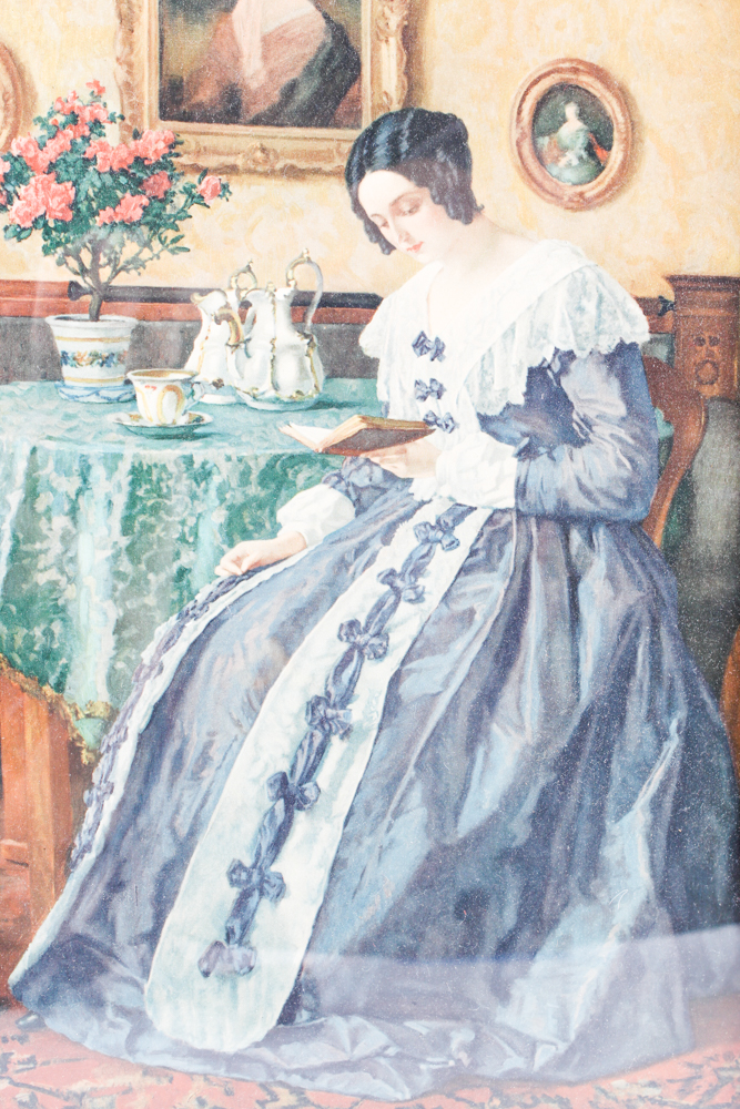 Vintage Offset Lithograph Print Pair