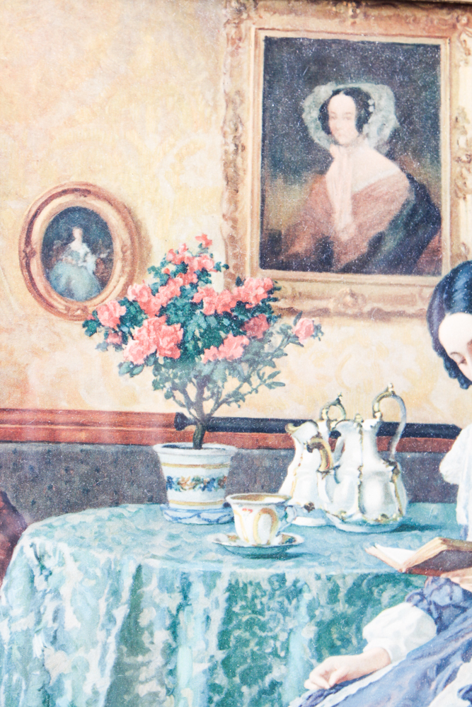 Vintage Offset Lithograph Print Pair