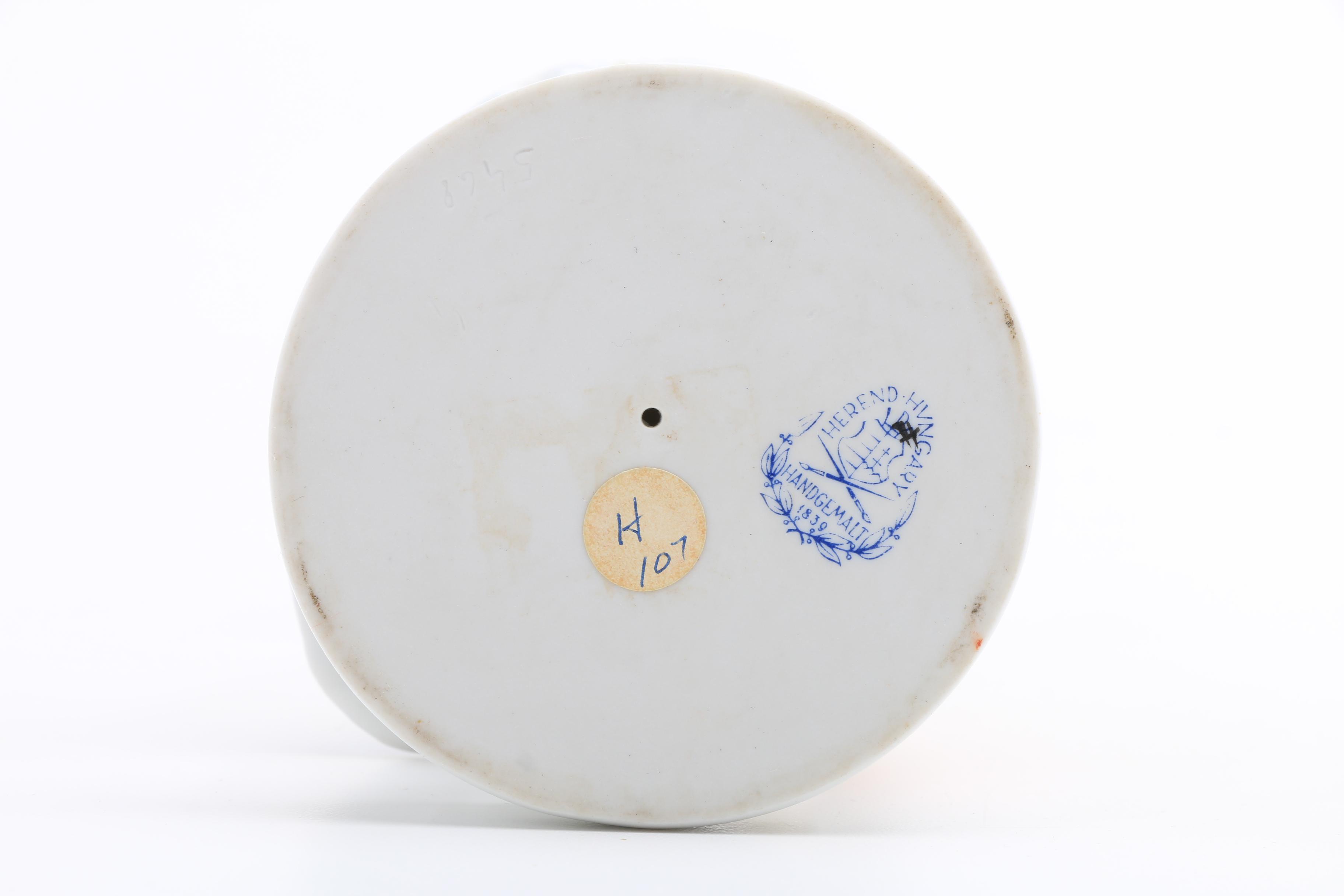 Vintage Herend Hand Painted Porcelain Peasant Dancer Figurines