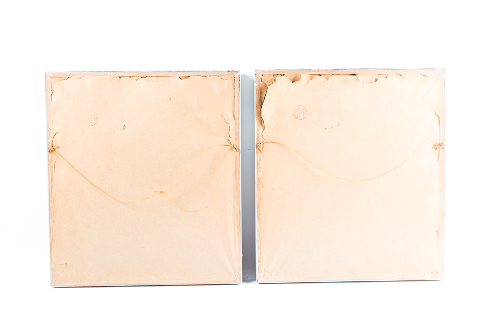 Vintage Terone Offset Lithograph Print Pair