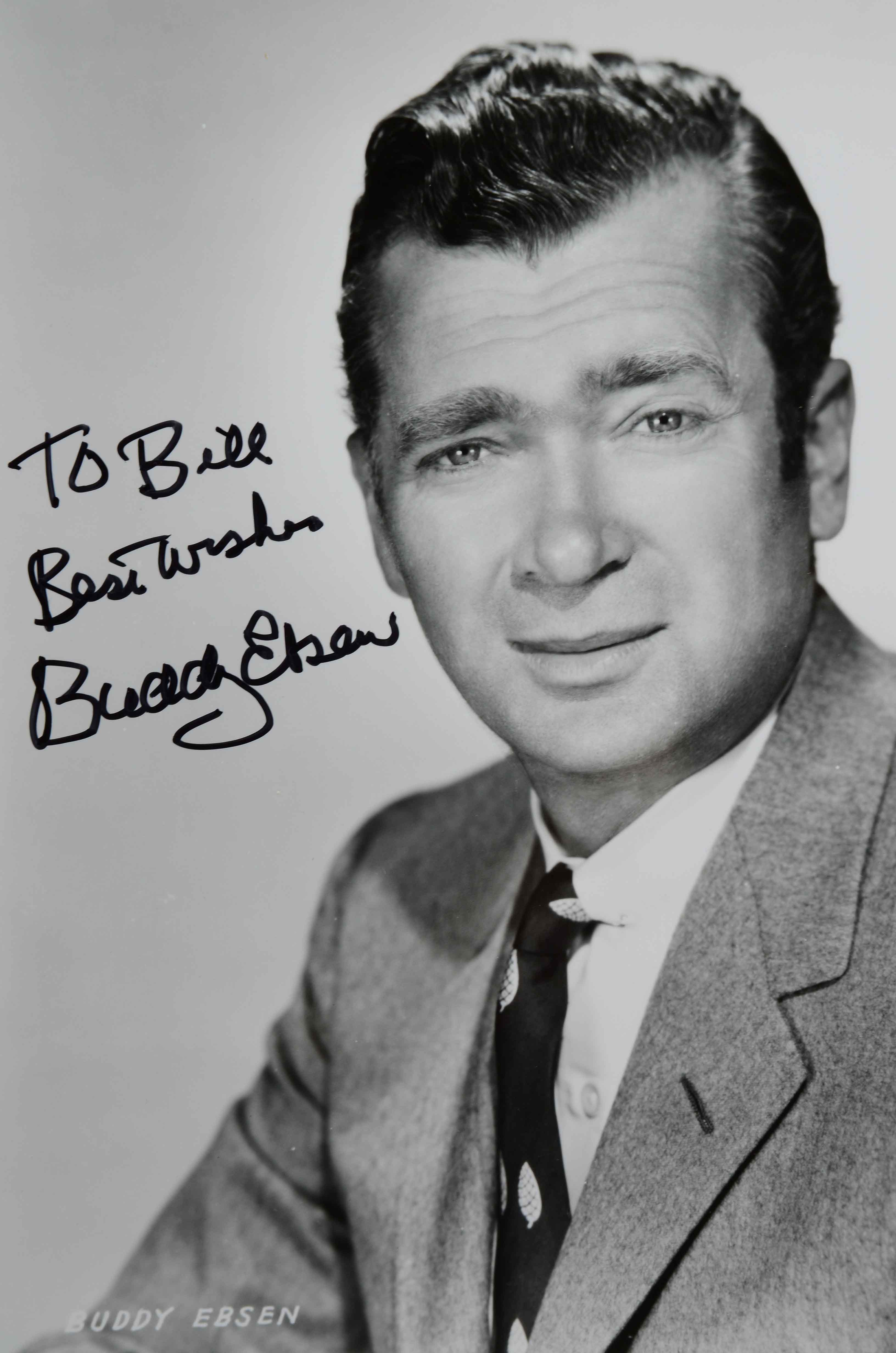 Actors Rod Steiger and Buddy Ebsen Signed Photos