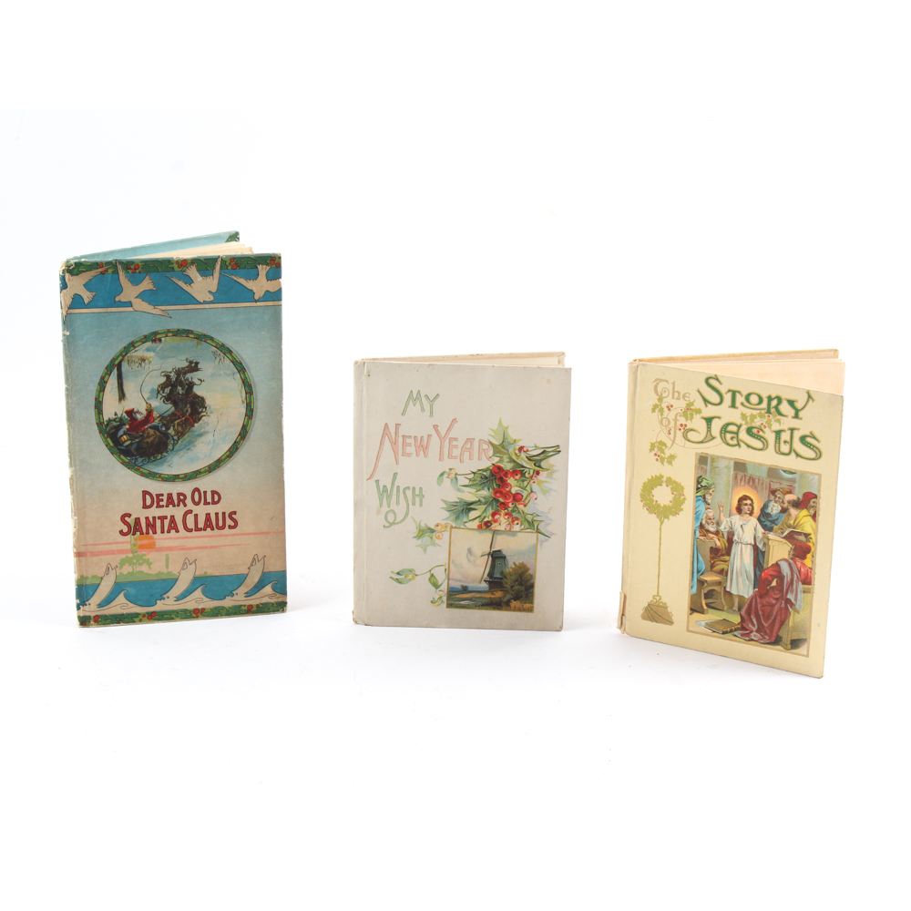 Three Vintage Holiday Children's Books