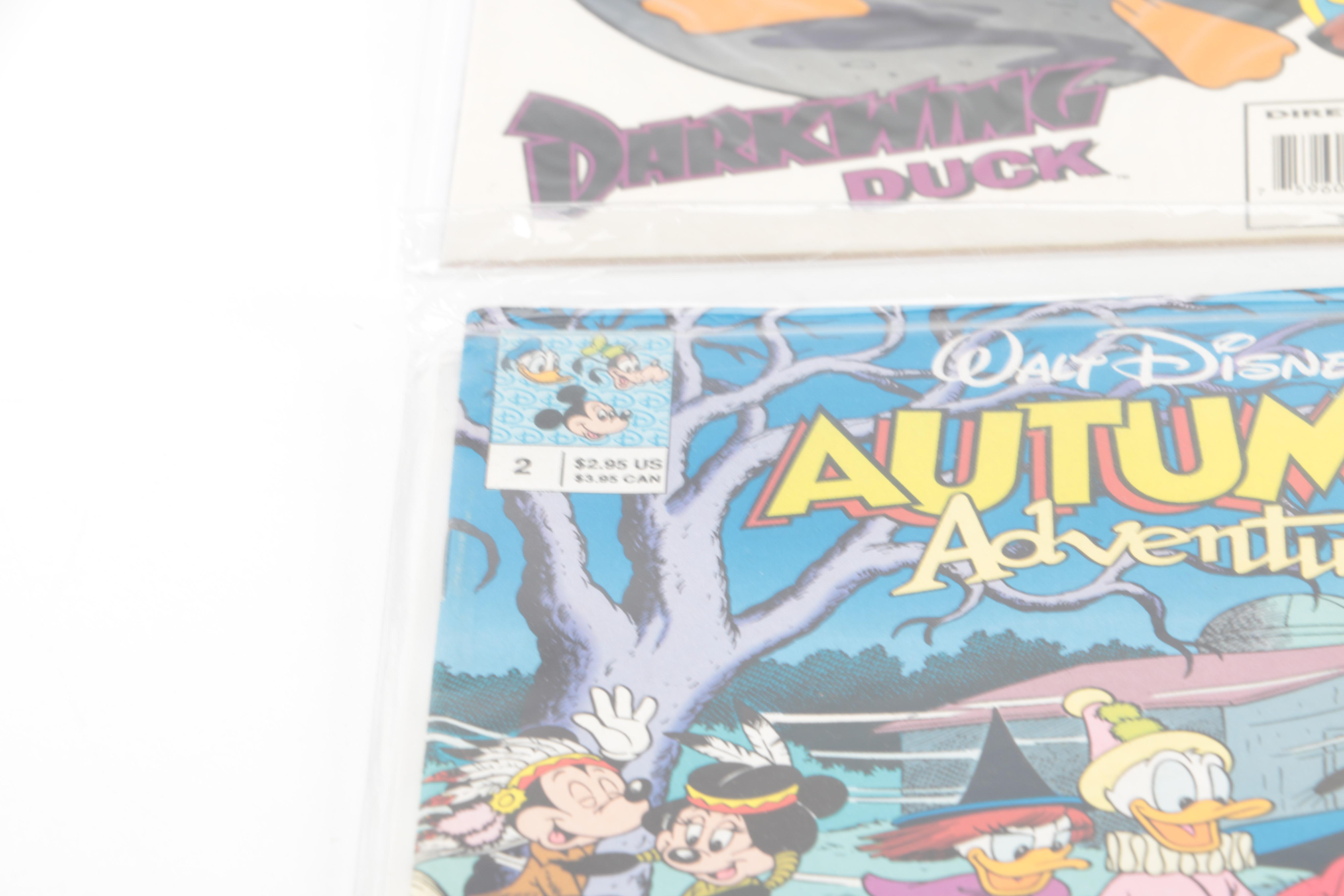 Disney Comics Featuring 1949 "Walt Disney's Christmas Parade" #1 and 1994 "The Disney Afternoon" #1–5