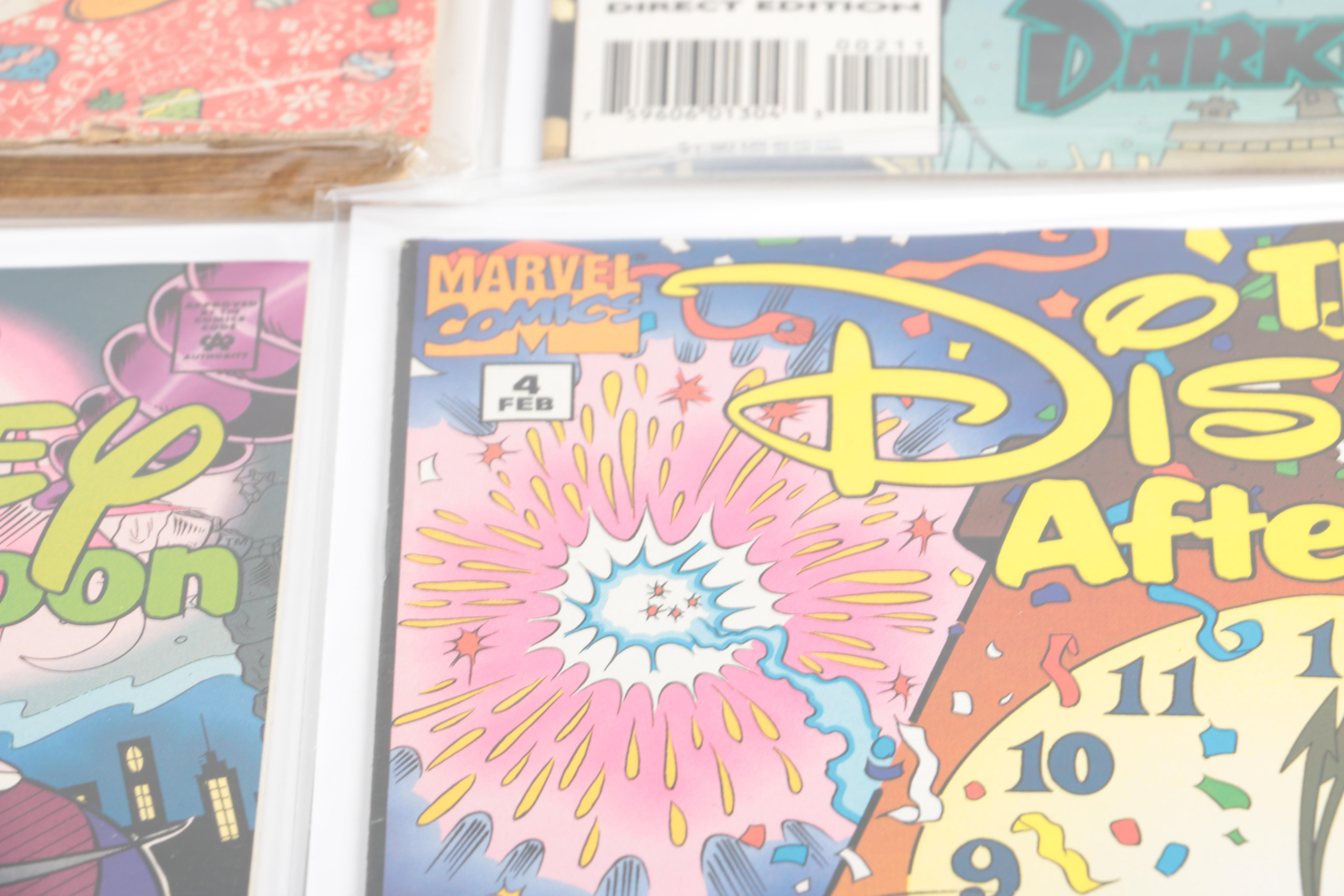 Disney Comics Featuring 1949 "Walt Disney's Christmas Parade" #1 and 1994 "The Disney Afternoon" #1–5