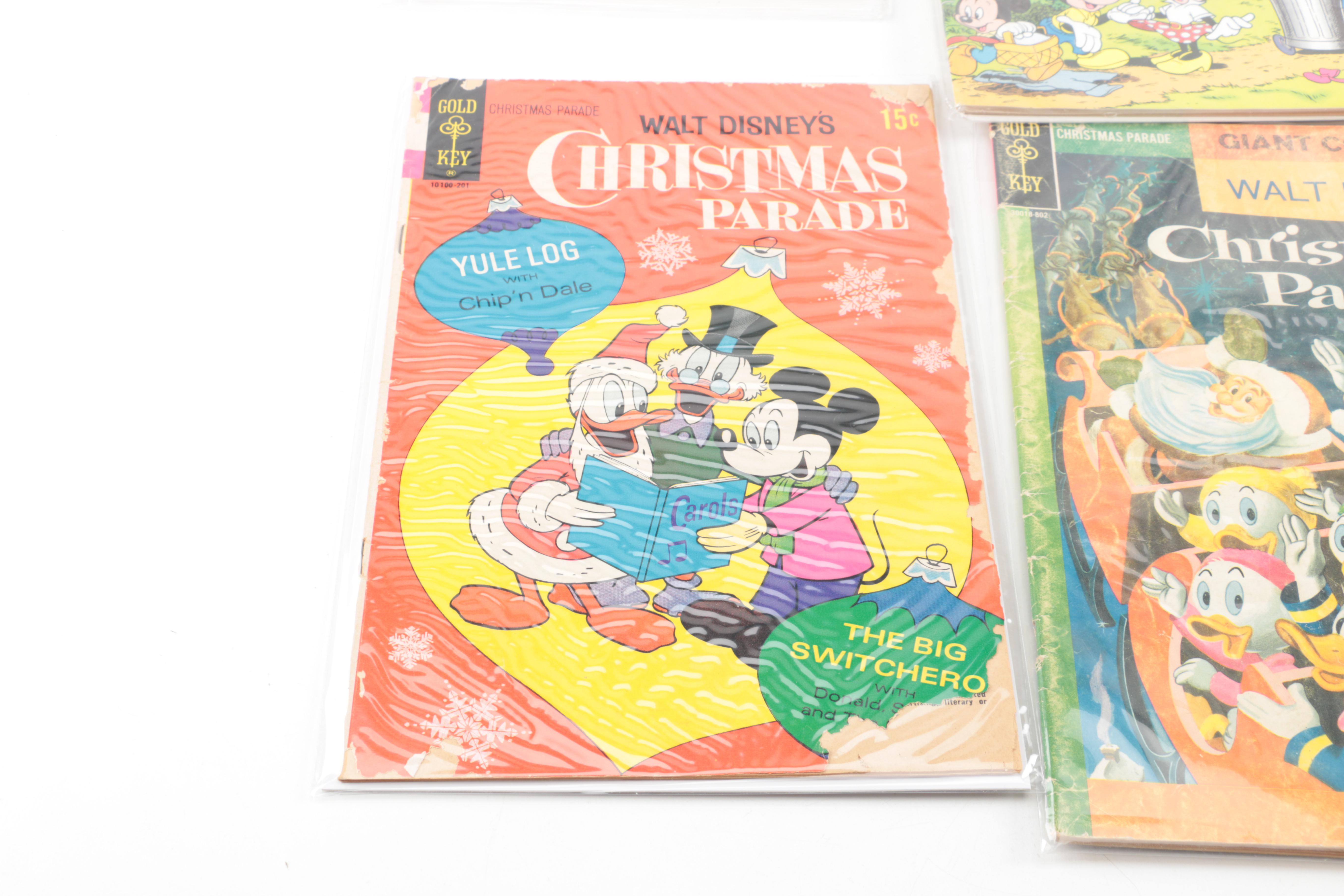 Disney Comics Featuring 1949 "Walt Disney's Christmas Parade" #1 and 1994 "The Disney Afternoon" #1–5