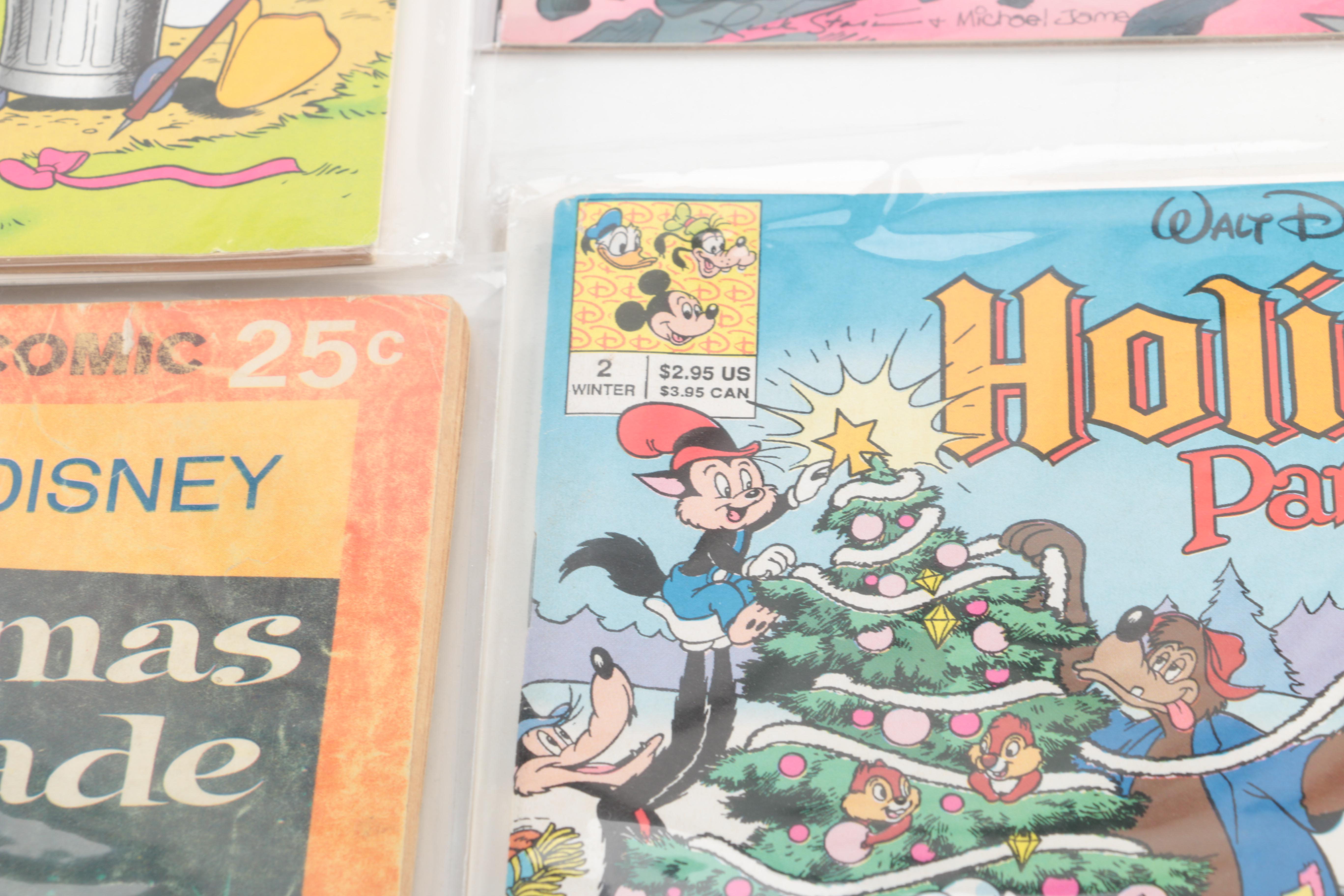 Disney Comics Featuring 1949 "Walt Disney's Christmas Parade" #1 and 1994 "The Disney Afternoon" #1–5
