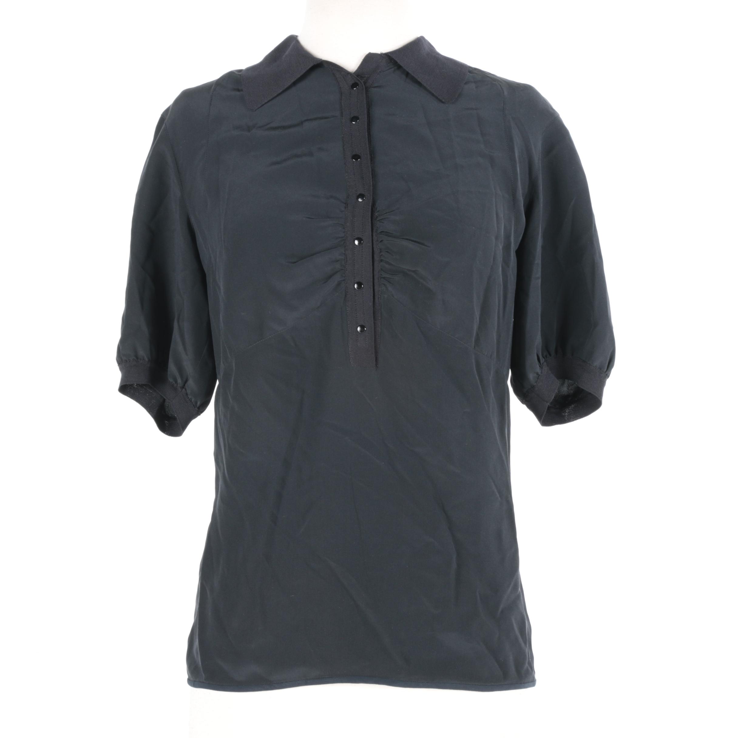 Women's Black Prada Top