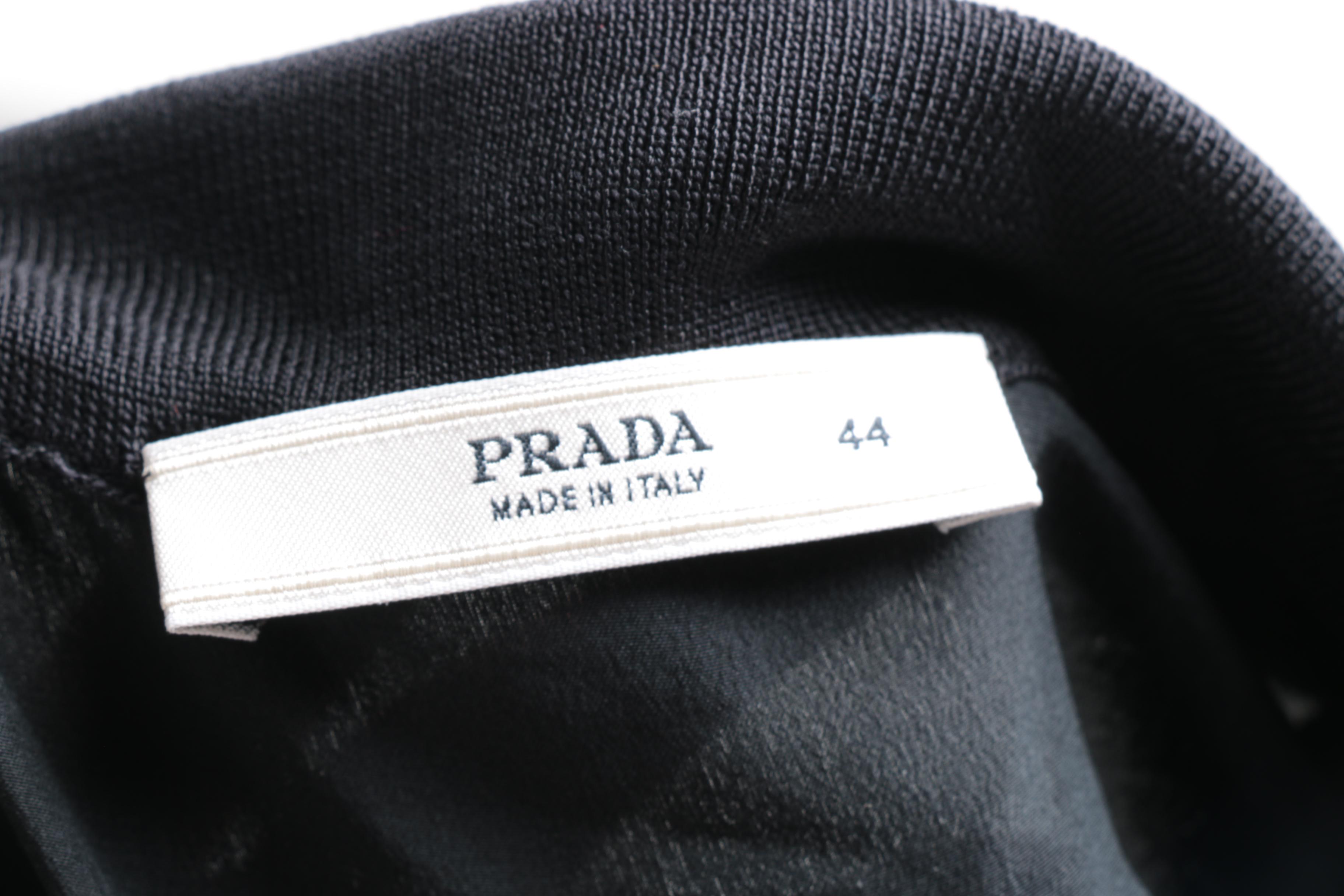 Women's Black Prada Top