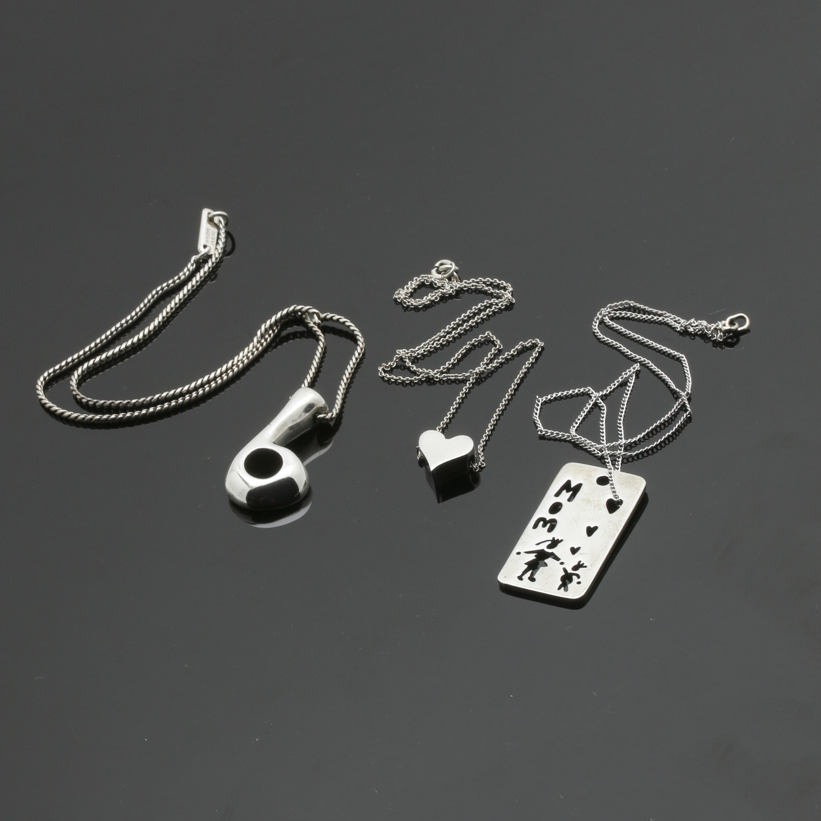 Sterling Silver Necklaces with Pendants