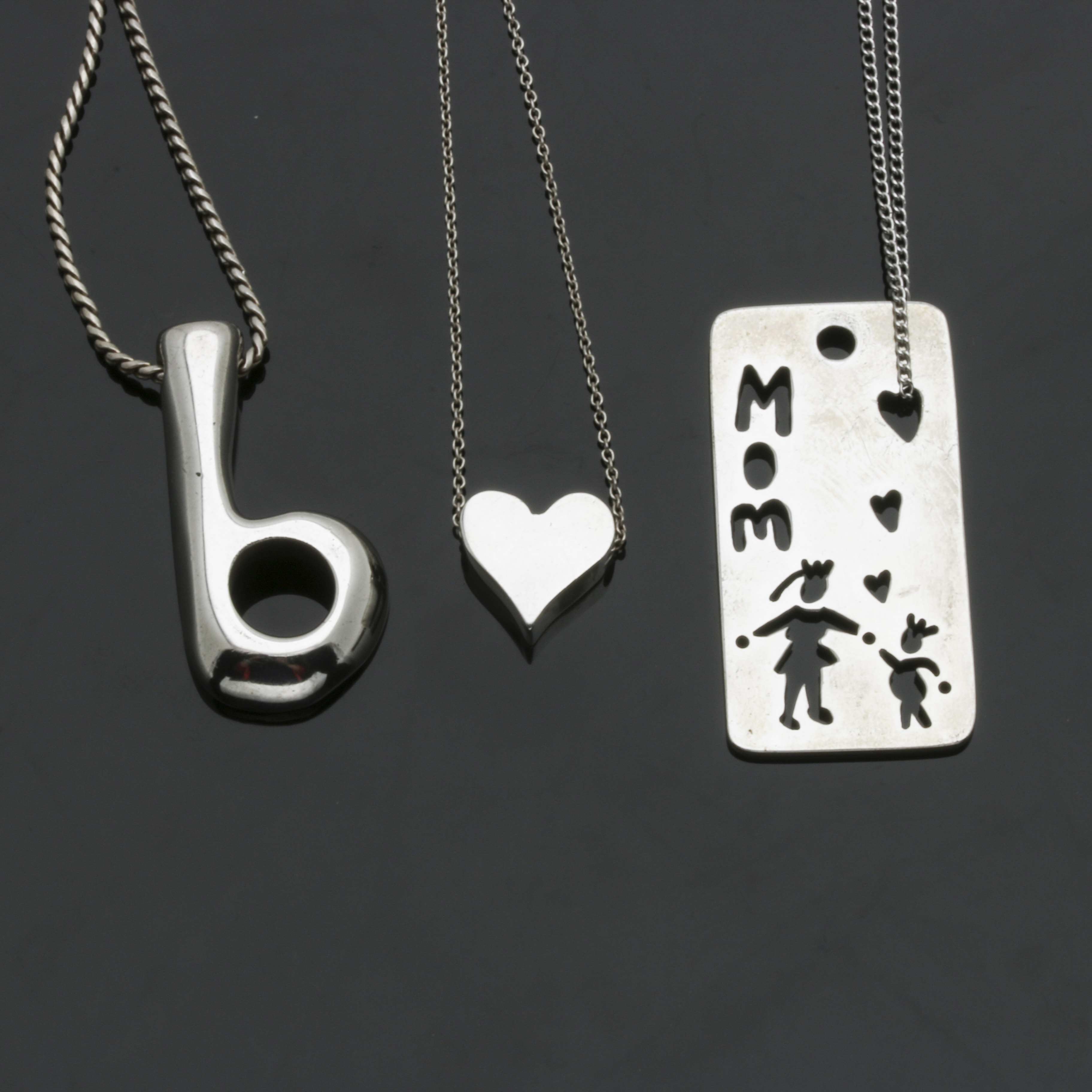 Sterling Silver Necklaces with Pendants