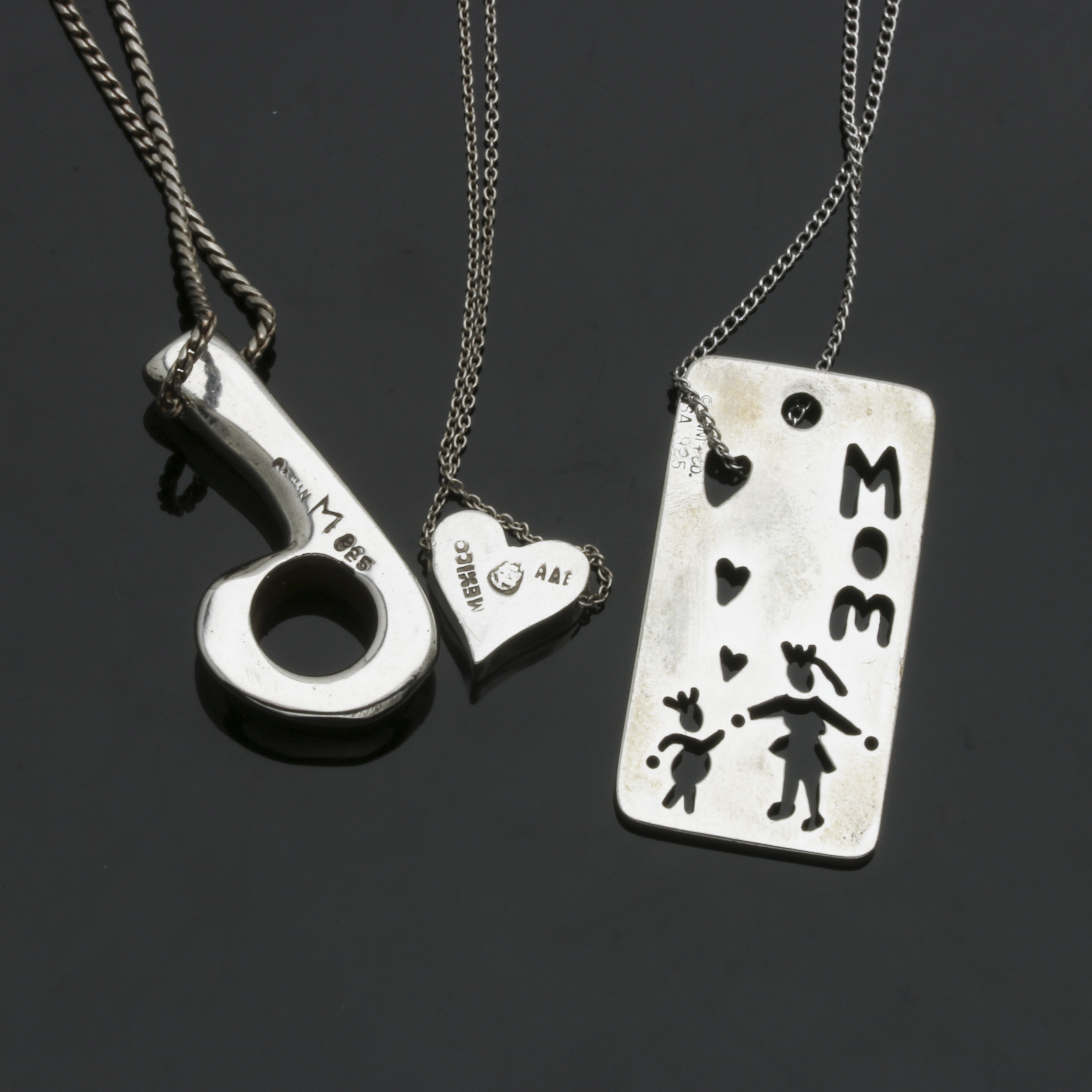 Sterling Silver Necklaces with Pendants