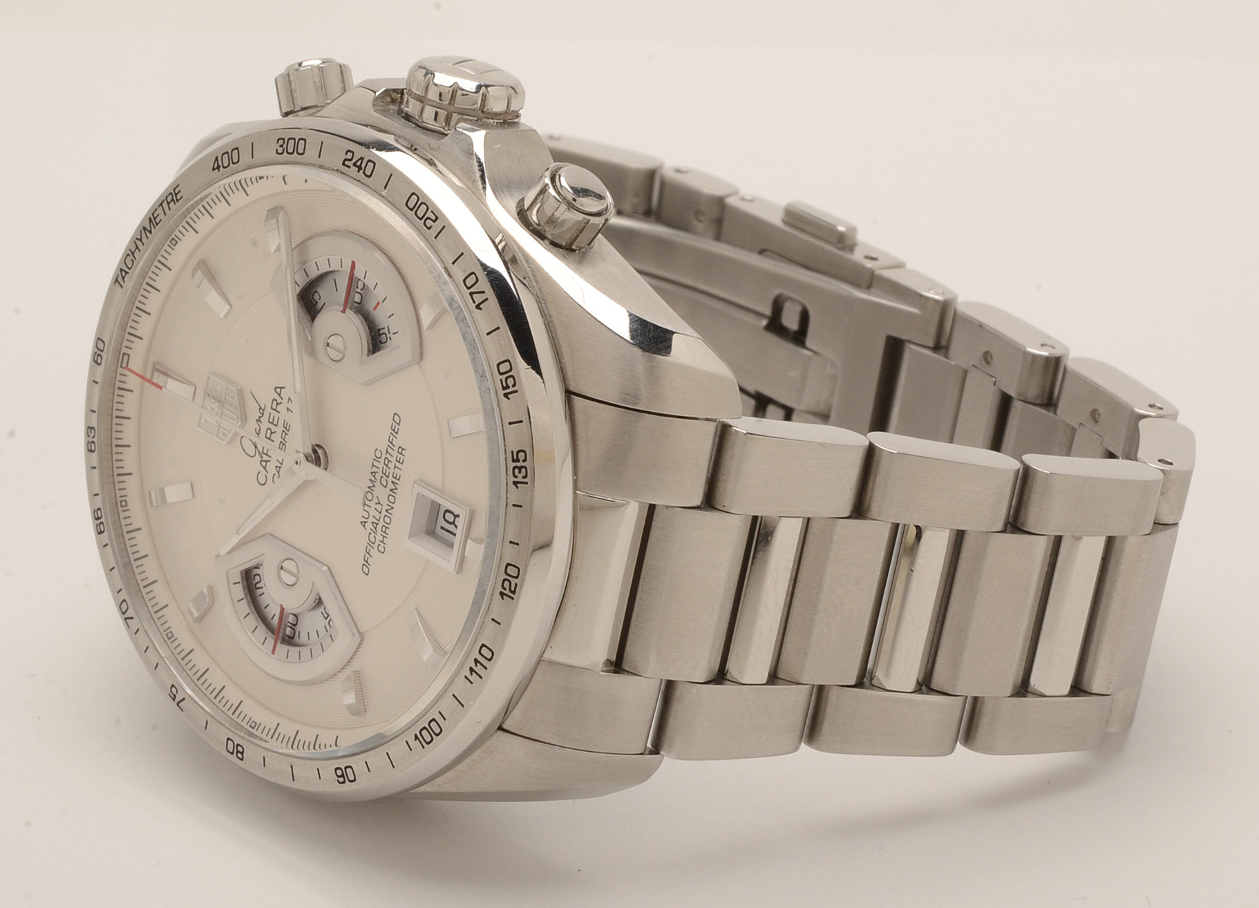 Tag Heuer Grand Carrera Chrono Calibre 17 43mm White Automatic