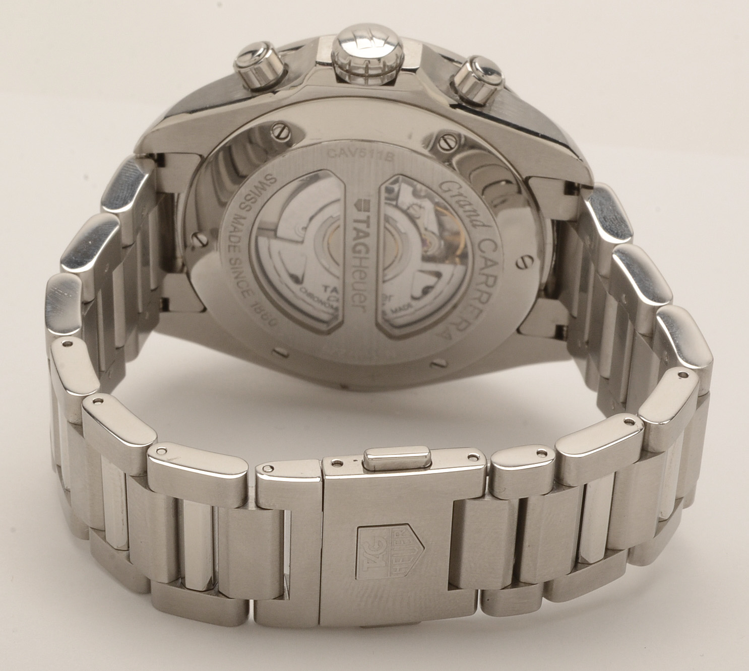 Tag Heuer Grand Carrera Chrono Calibre 17 43mm White Automatic