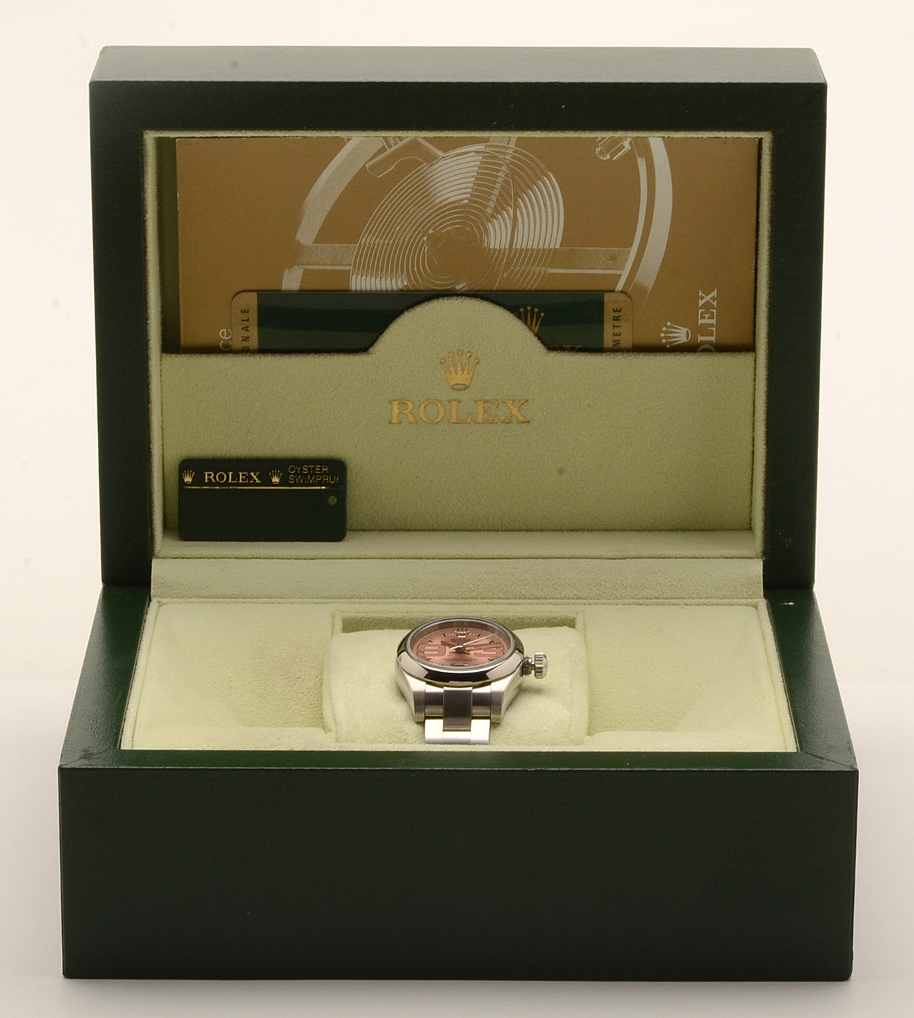 Rolex Perpetual Stainless Steel 176200 Pink Automatic Watch