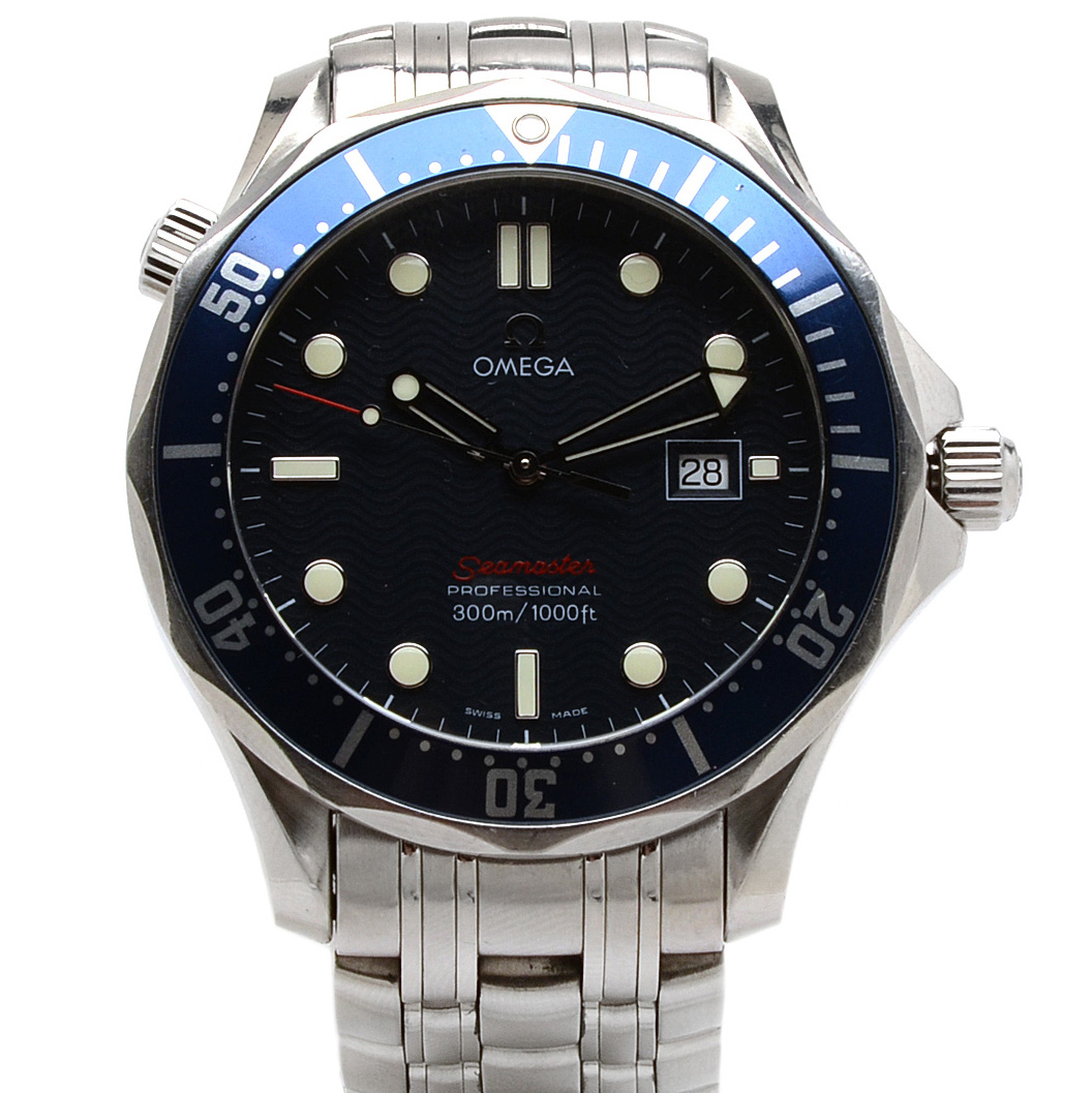 Omega Seamaster Professional Full Size Blue "James Bond" Quartz