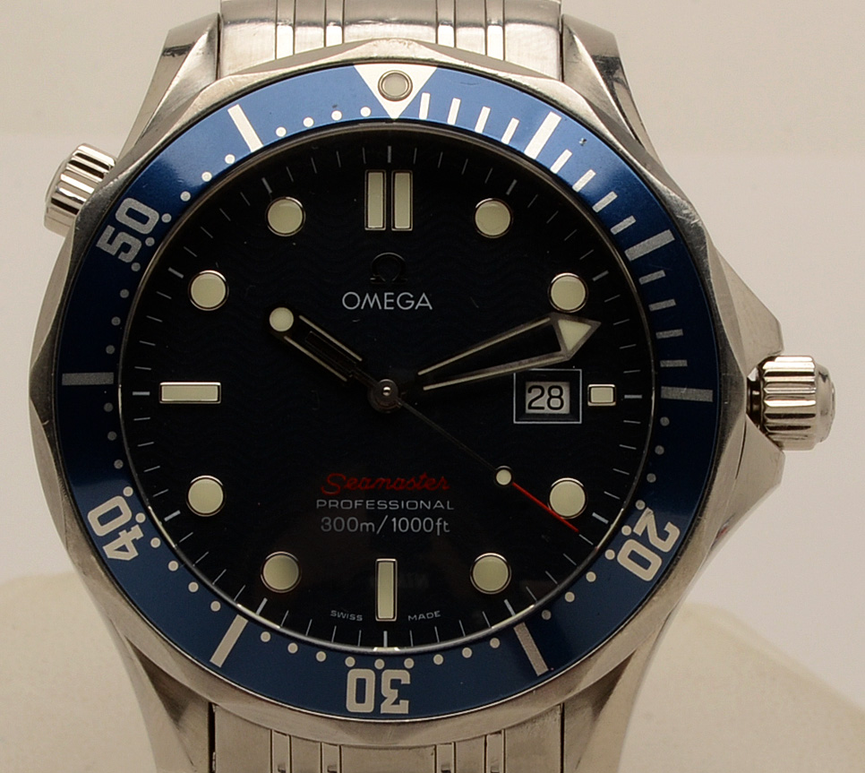 Omega Seamaster Professional Full Size Blue "James Bond" Quartz