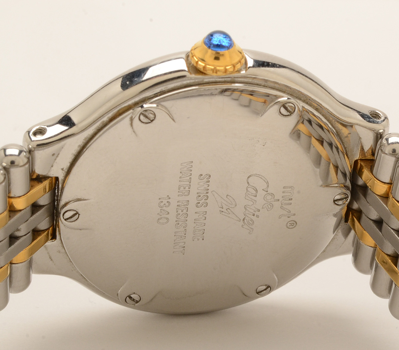 Cartier Must De 21 18K Gold & Steel 28mm Quartz Watch