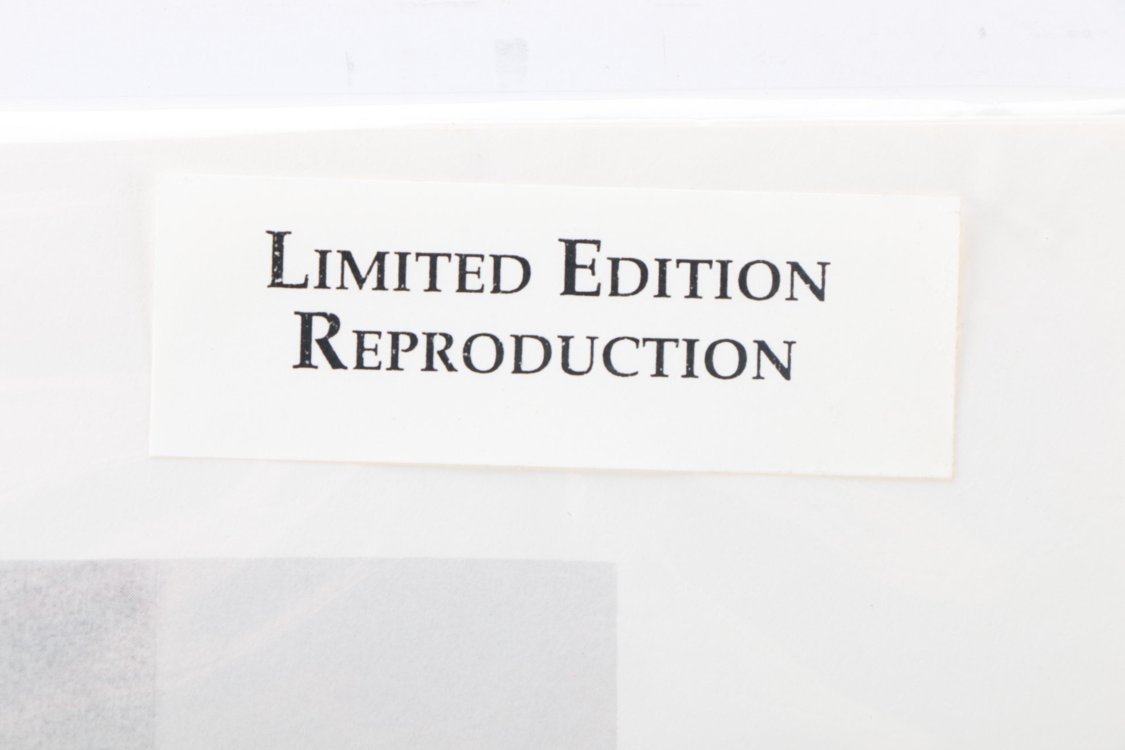 C.L. Cunningham Limited Edition Offset Lithograph "Reach"